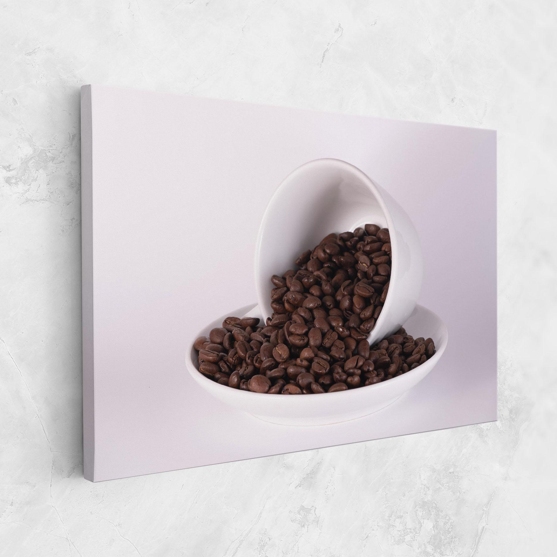 Leinwandbild Bowl Of Coffee mockup 1
