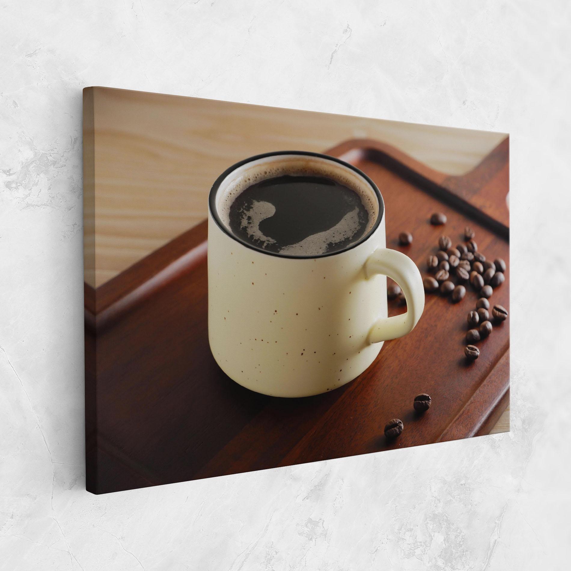 Leinwandbild Coffee Served mockup 1