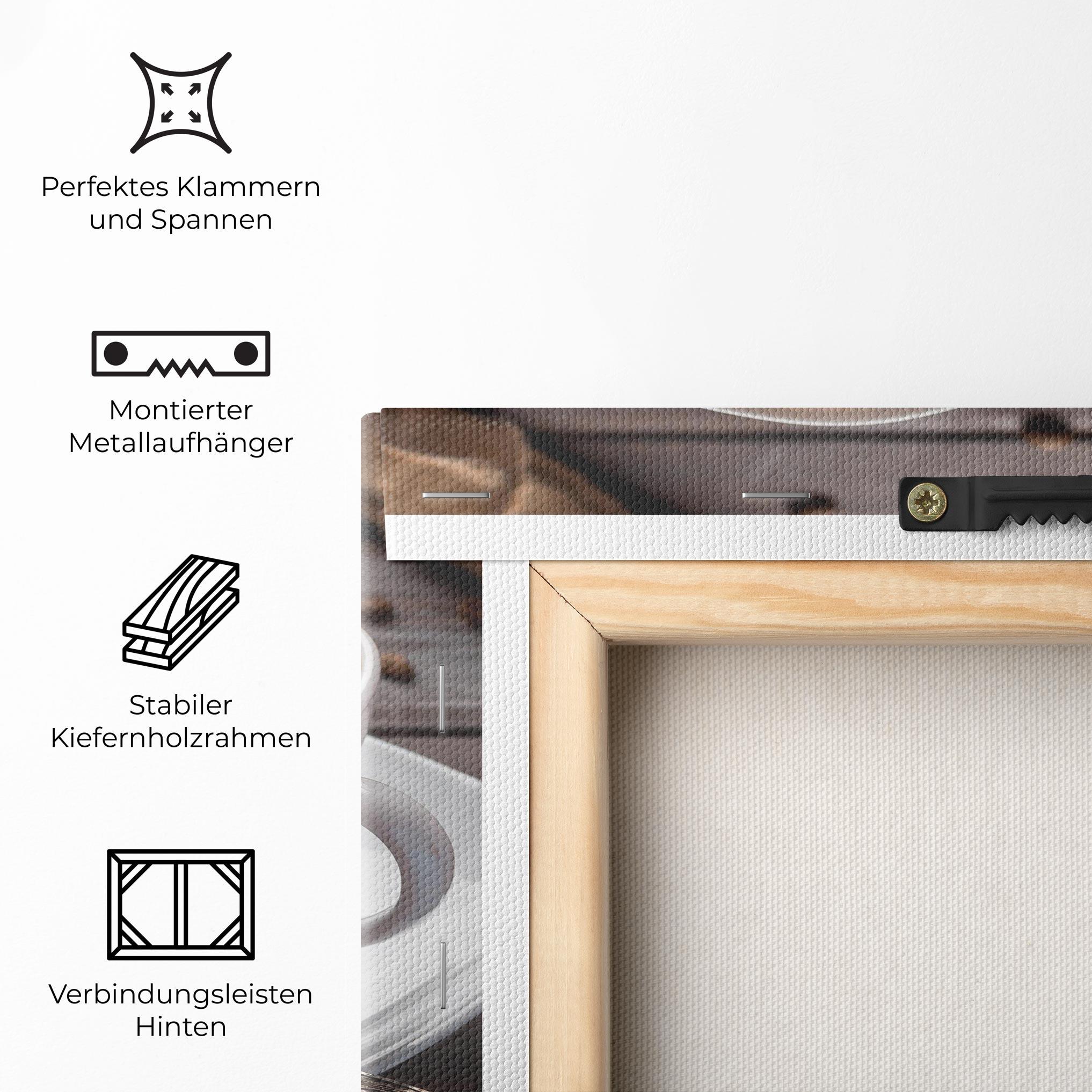 Leinwandbild Aroma Coffee mockup 5