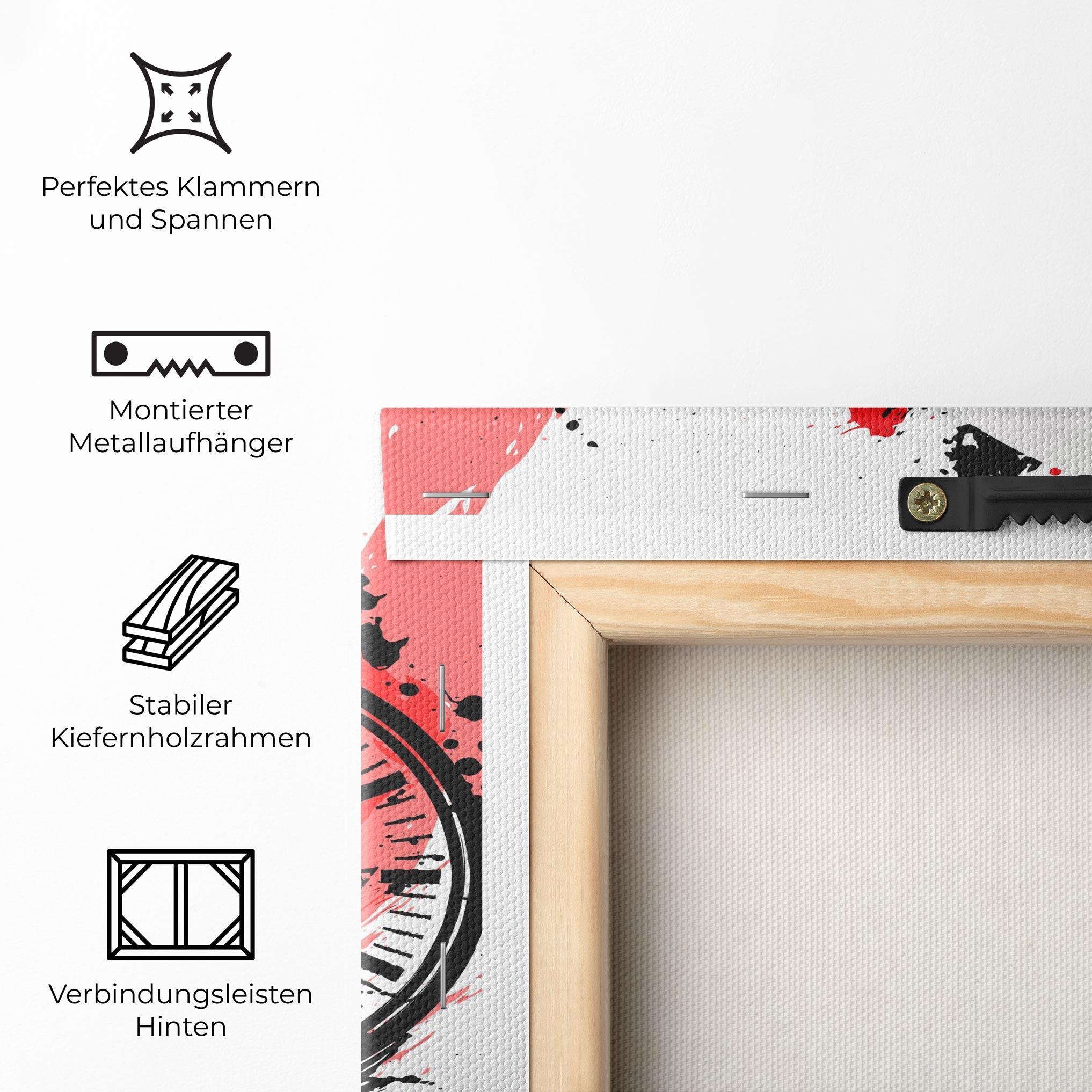 Leinwandbild Coffee Reading mockup 5