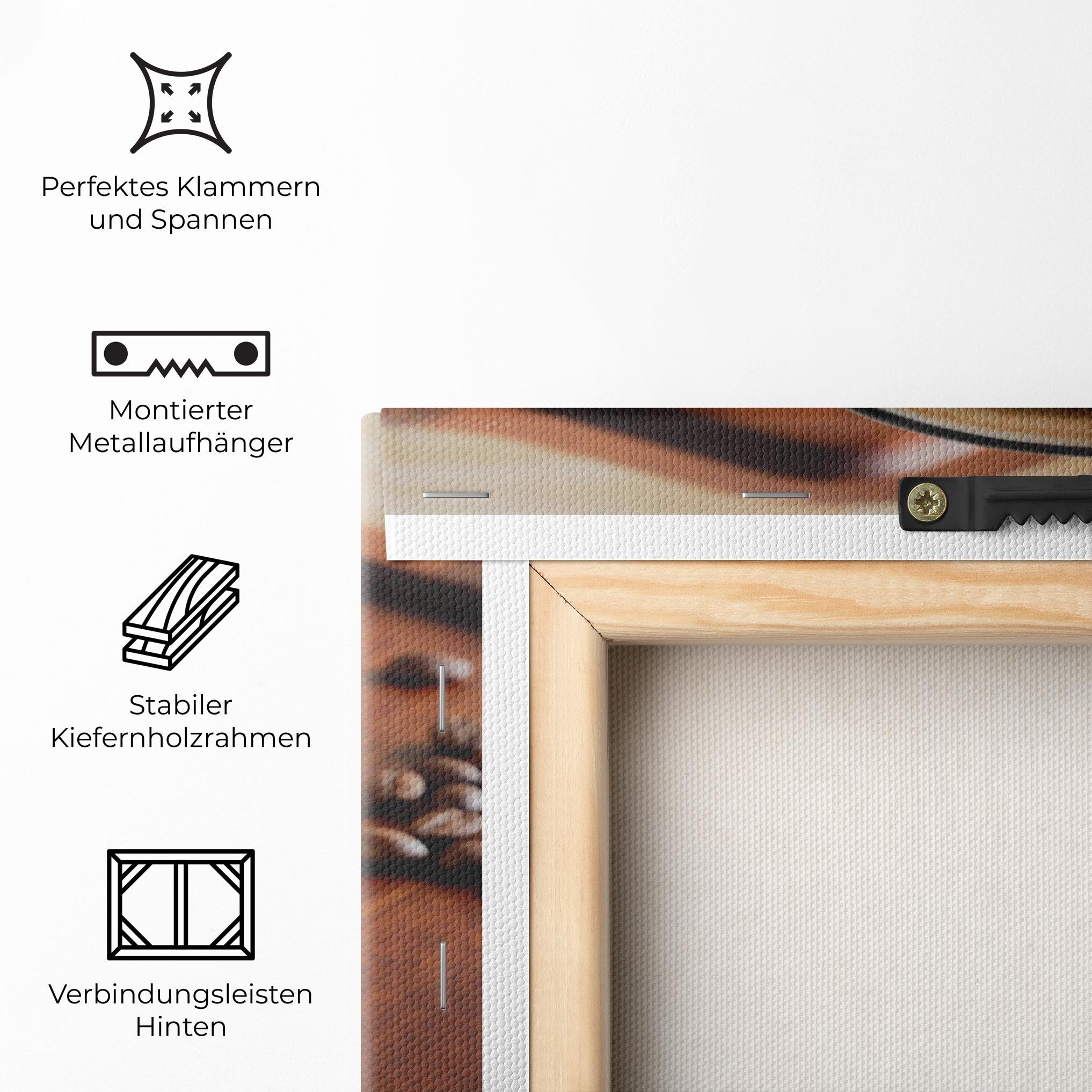 Leinwandbild Coffee Served mockup 5