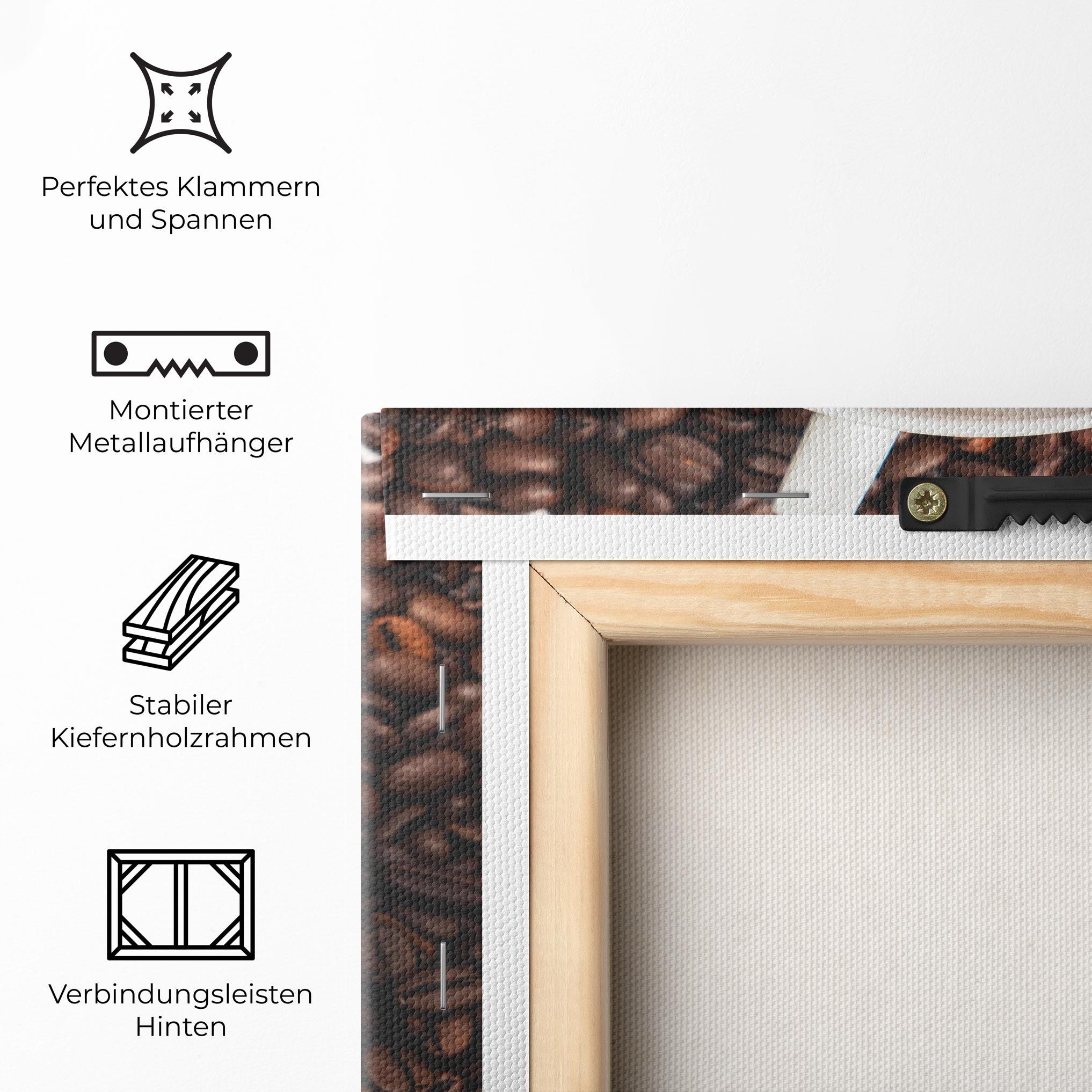 Leinwandbild Sun Pattern Coffee mockup 5