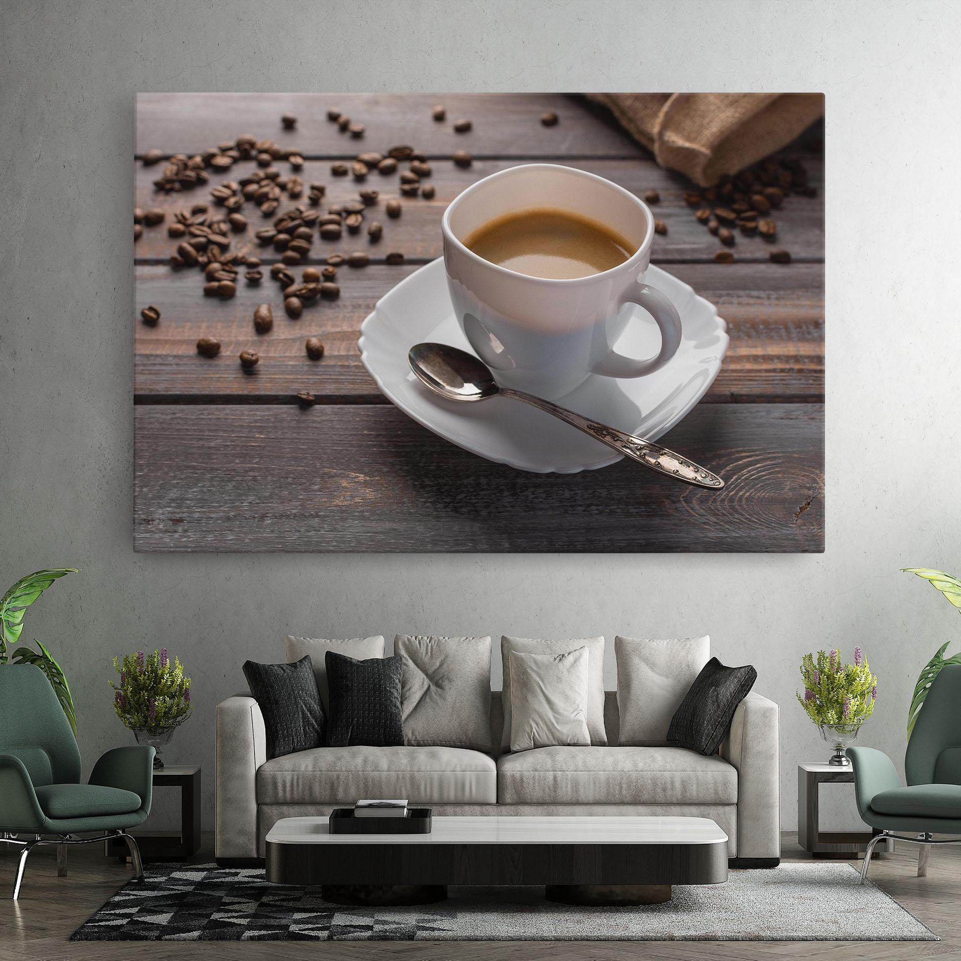 Leinwandbild Aroma Coffee mockup 7