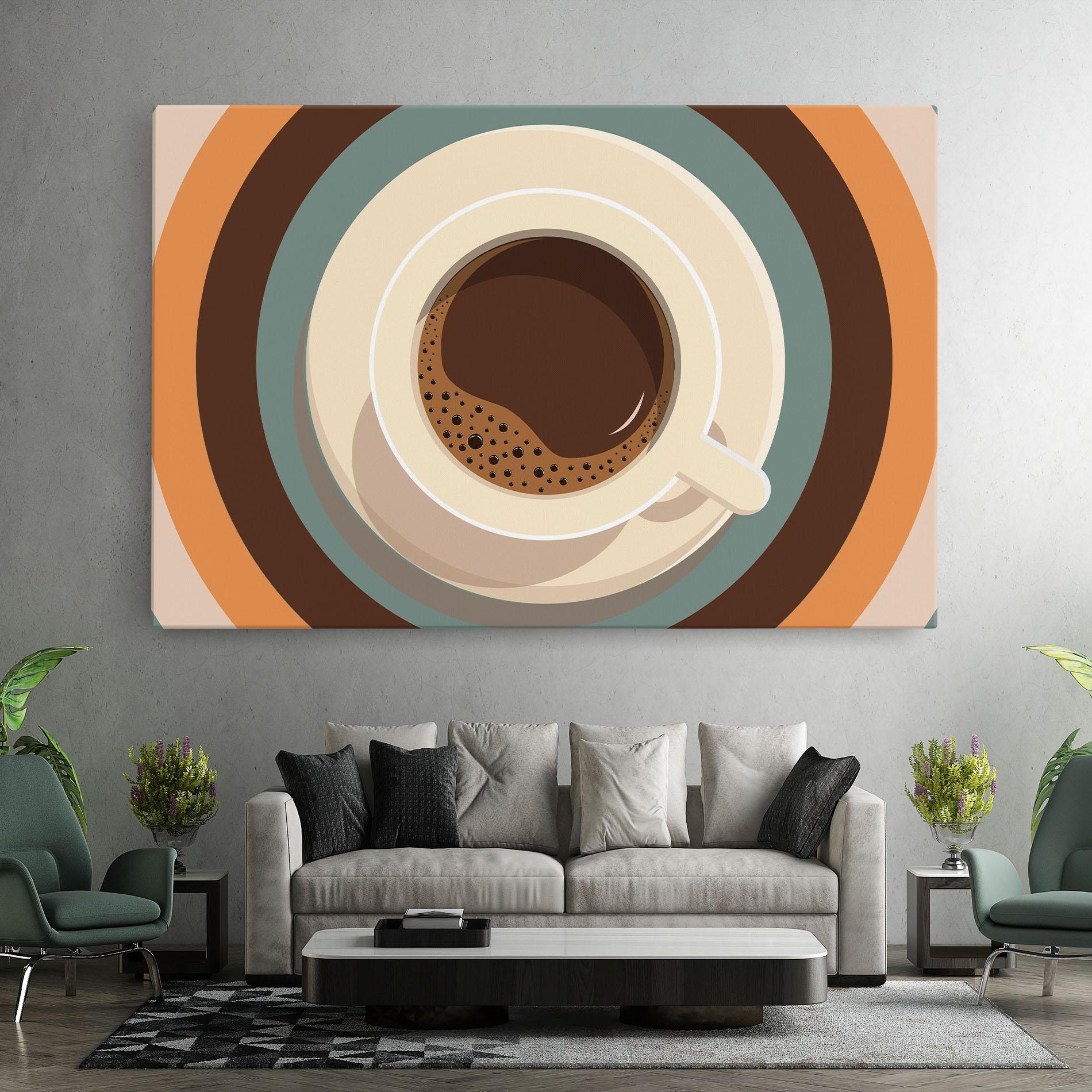 Leinwandbild Coffee Cup mockup 7