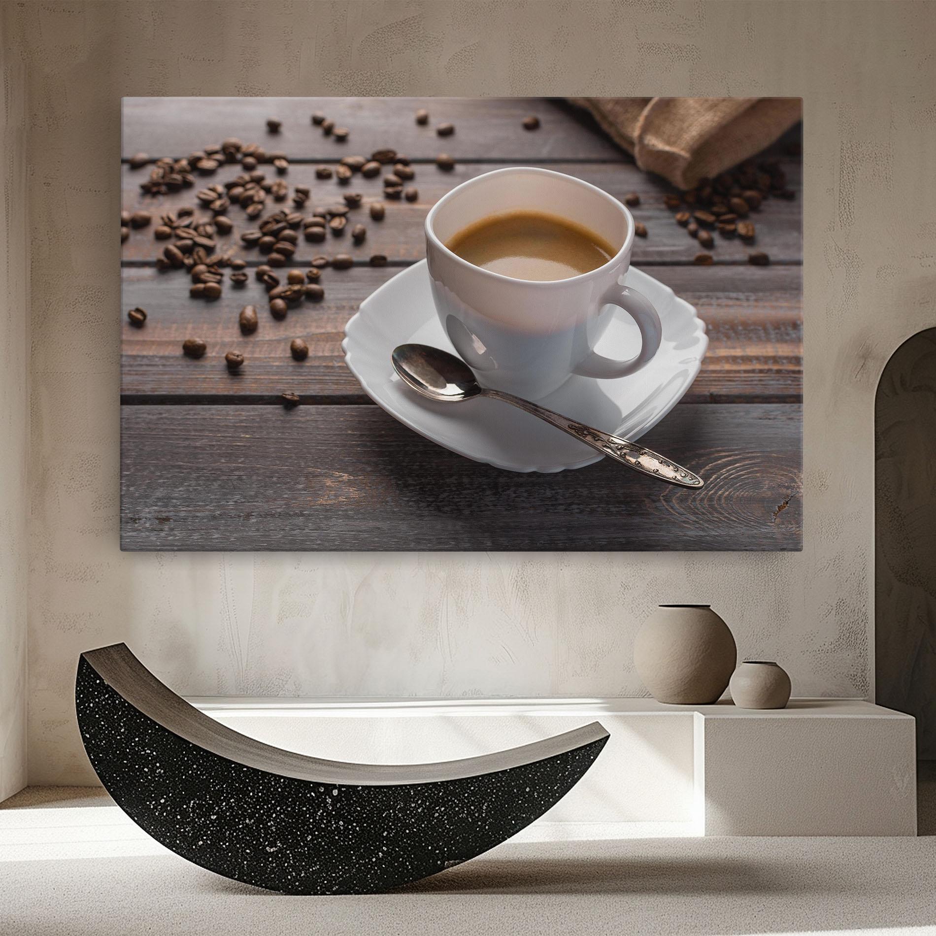 Leinwandbild Aroma Coffee mockup 8