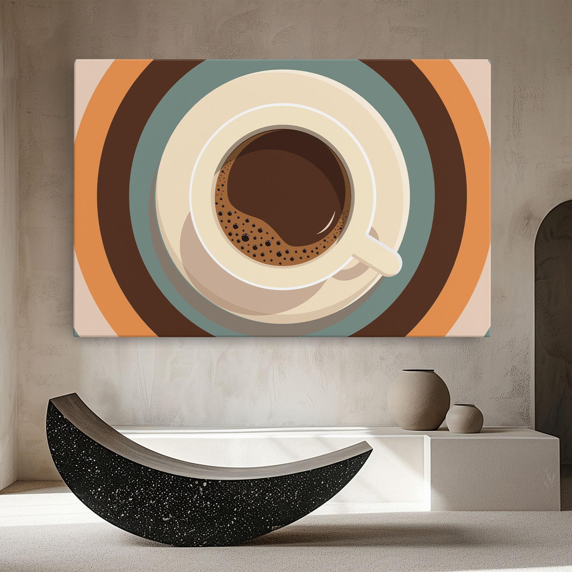 Leinwandbild Coffee Cup mockup 8