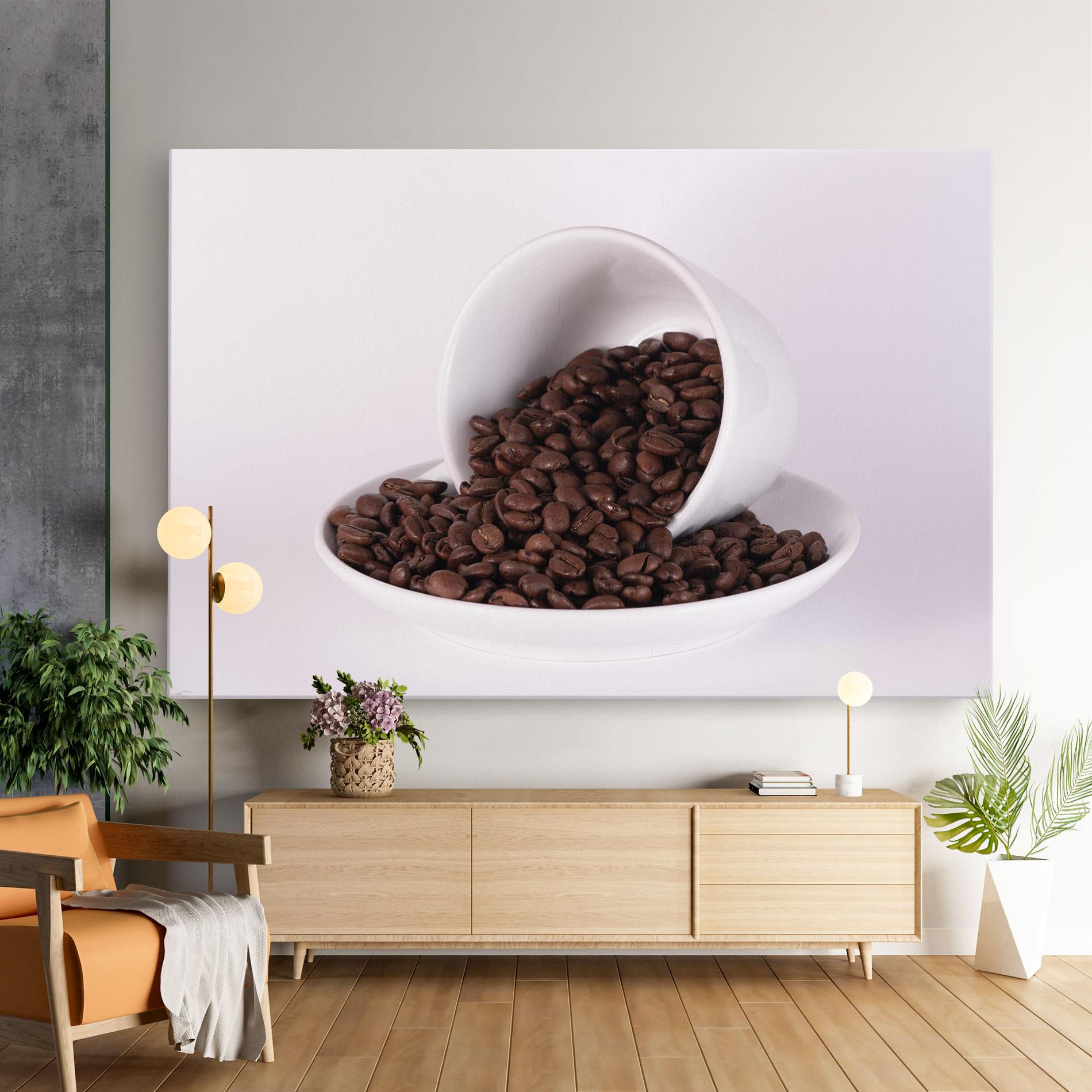 Leinwandbild Bowl Of Coffee mockup 9