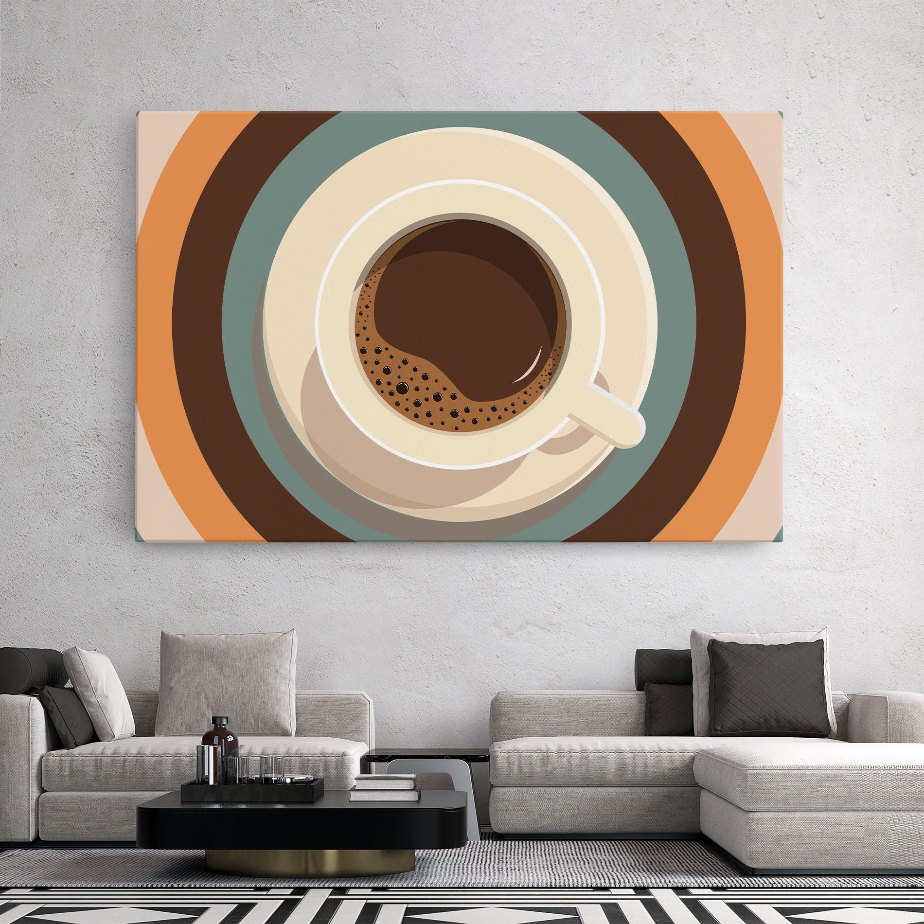 Leinwandbild Coffee Cup mockup 2