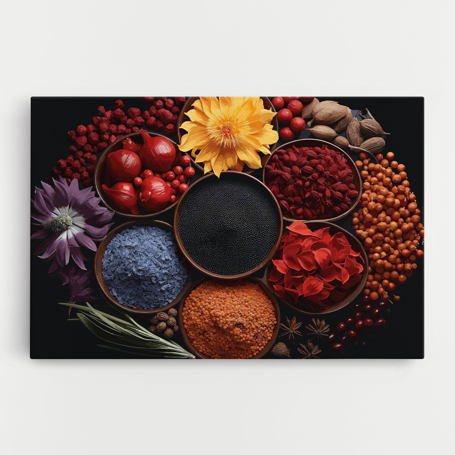 Leinwandbild Autumn Color Spices mockup 0