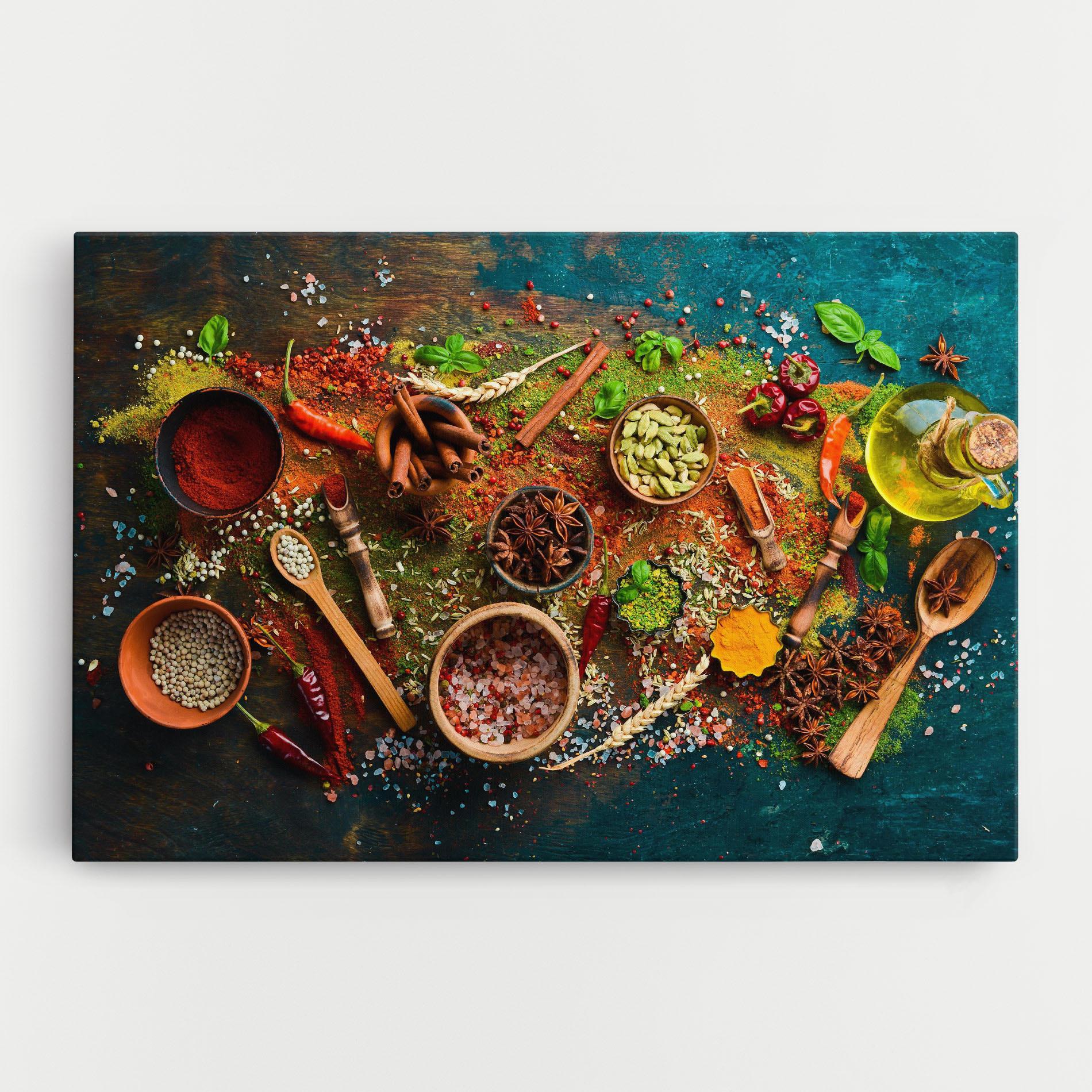 Leinwandbild Seasonings Mix mockup 0