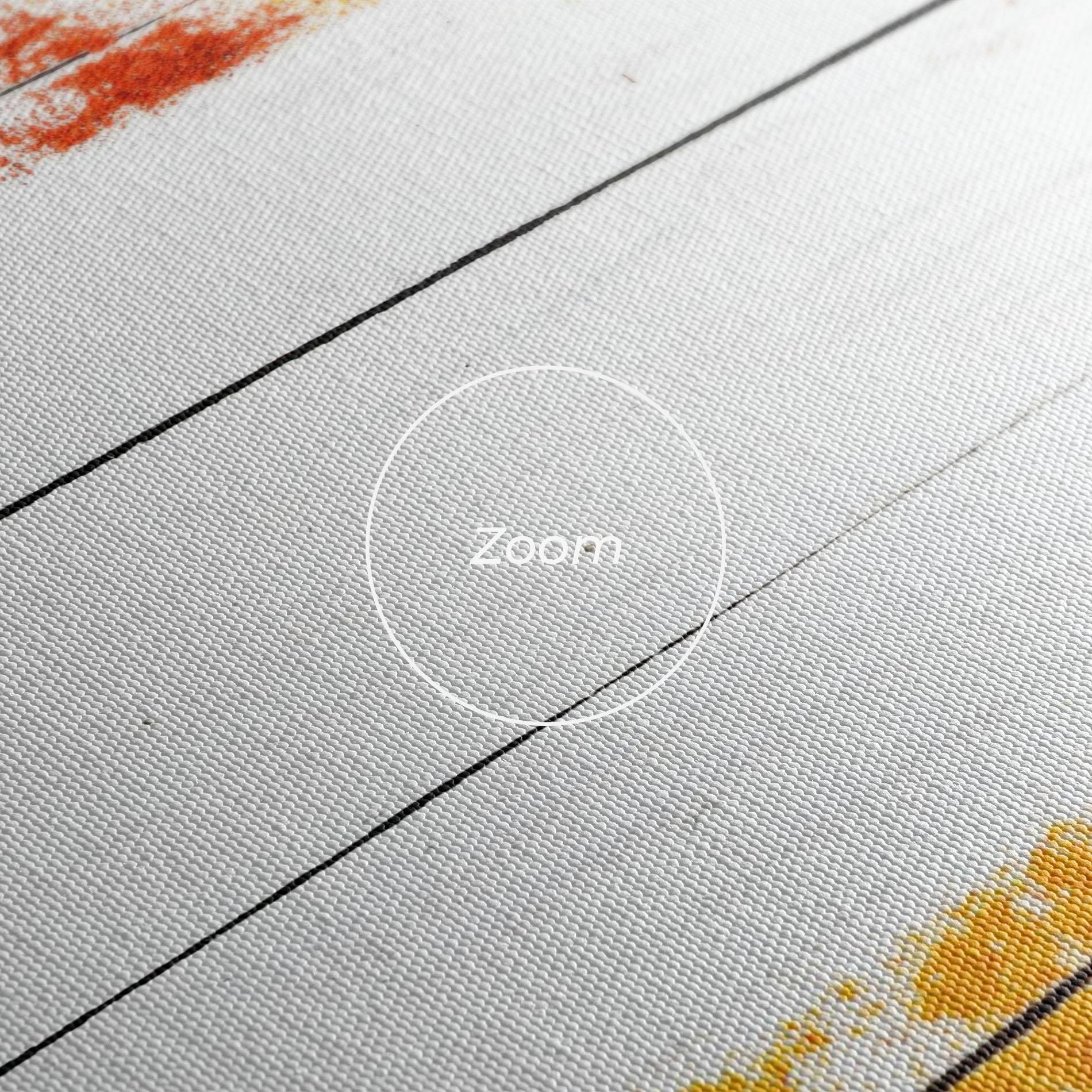 Leinwandbild Spices Top View mockup 3