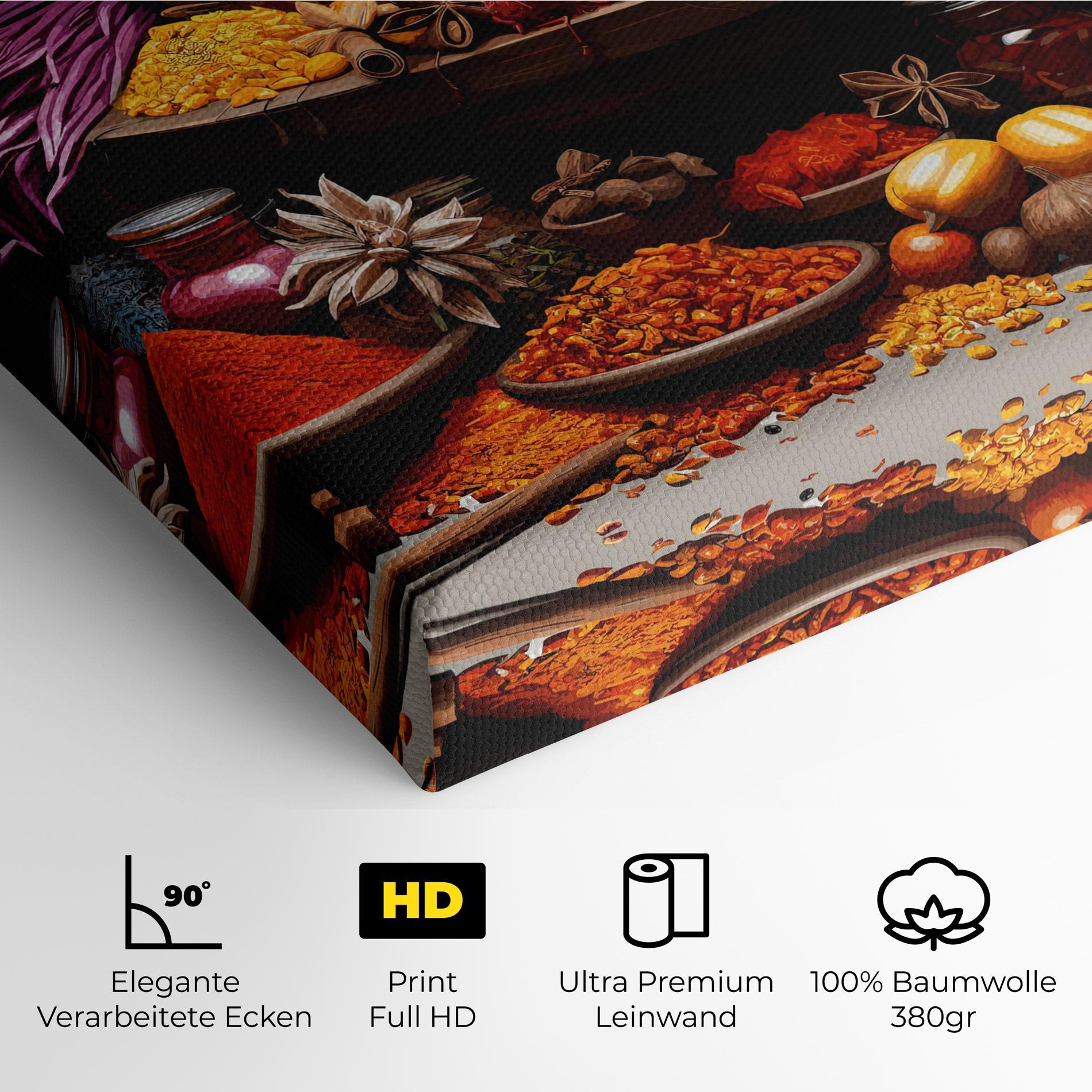 Leinwandbild Autumn Seasoning mockup 4