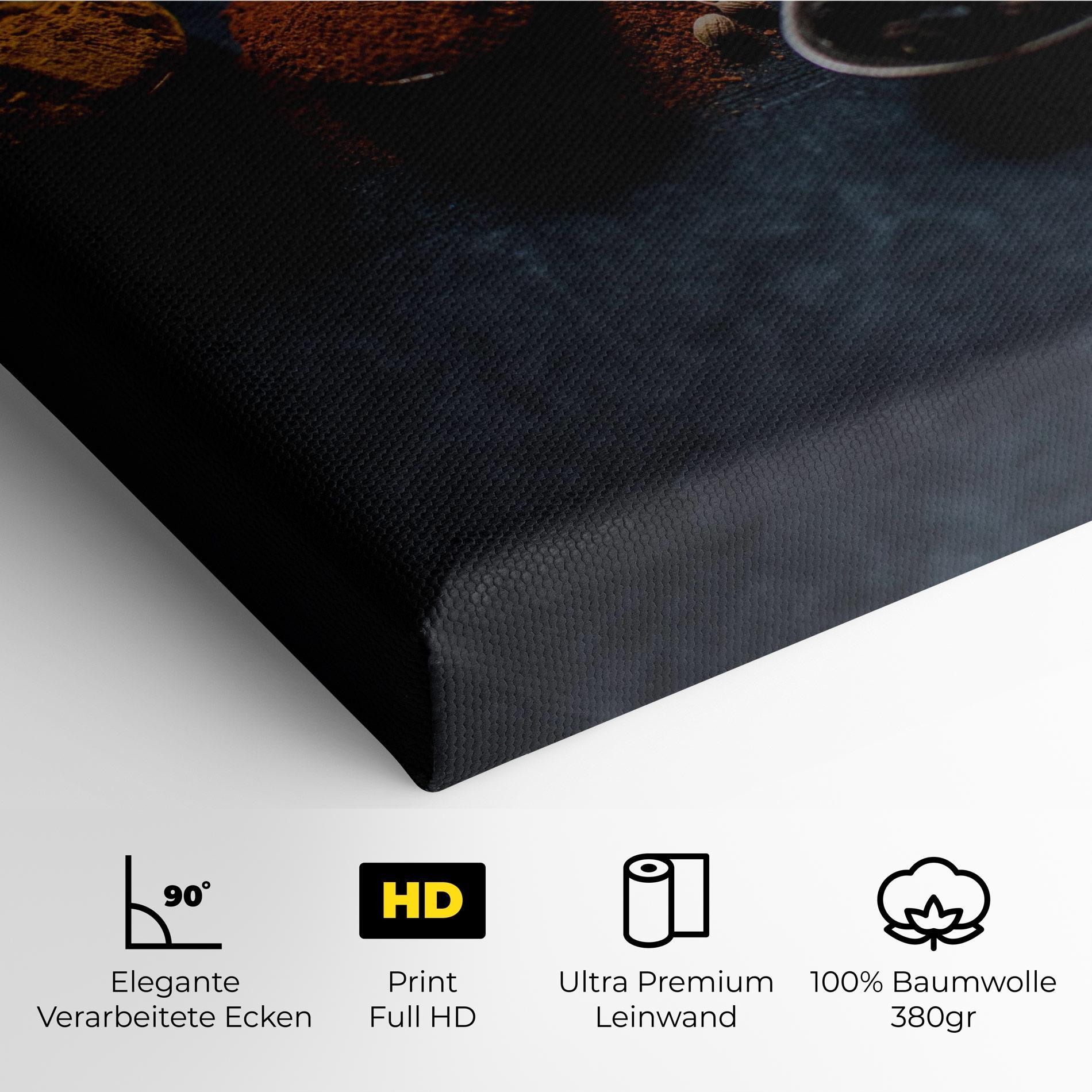 Leinwandbild Spices Spoon mockup 4