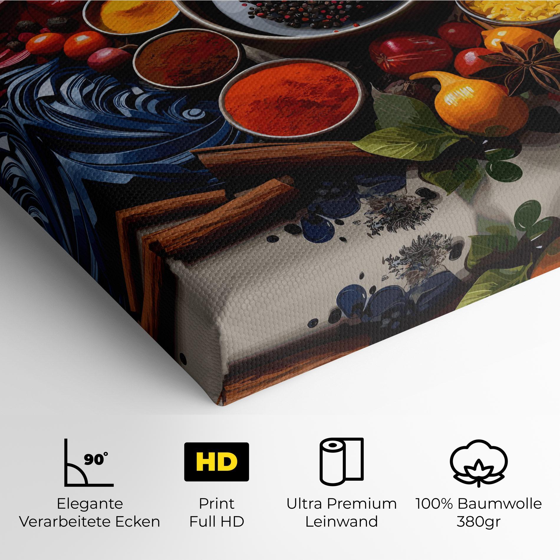 Leinwandbild Spices Village mockup 4