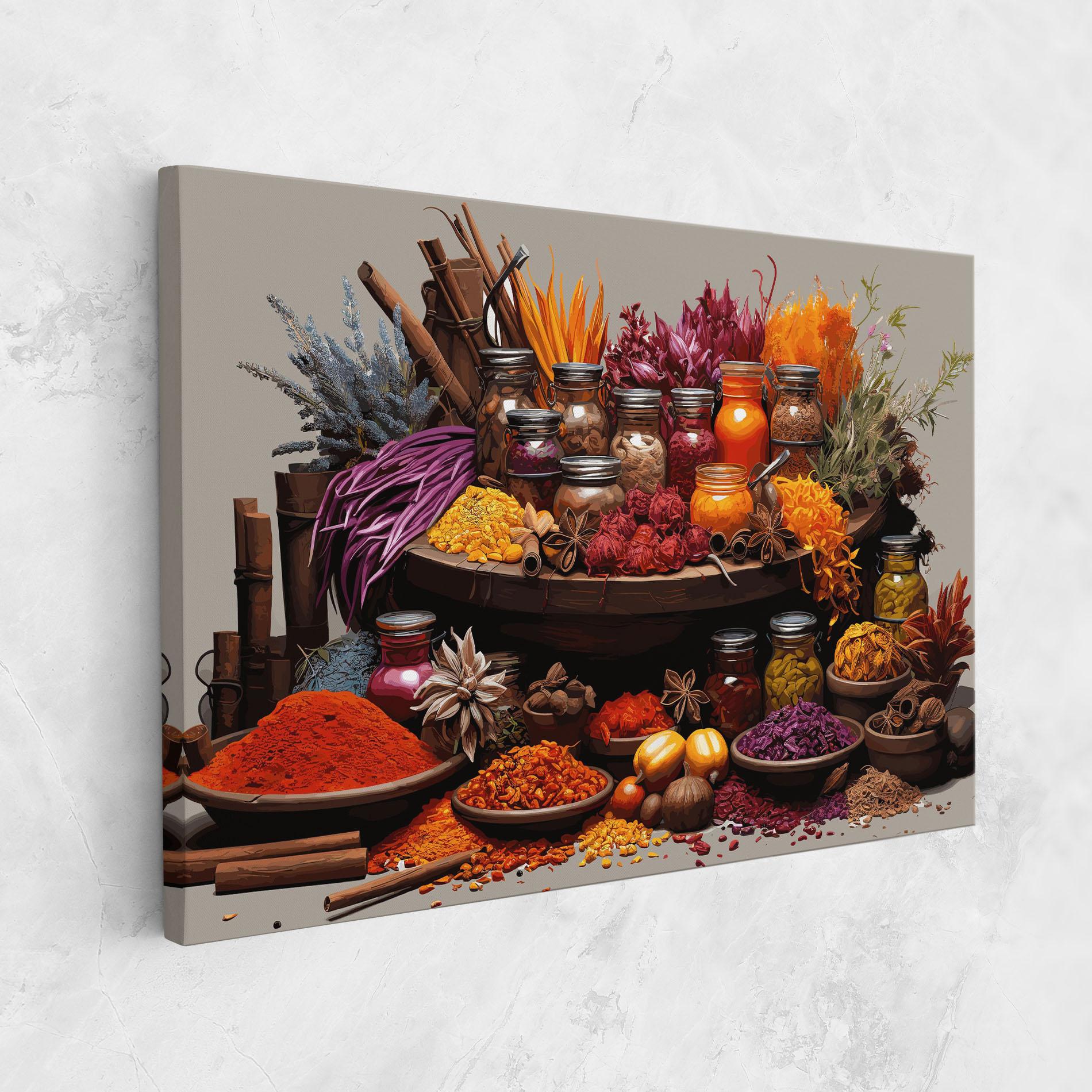 Leinwandbild Autumn Seasoning mockup 1