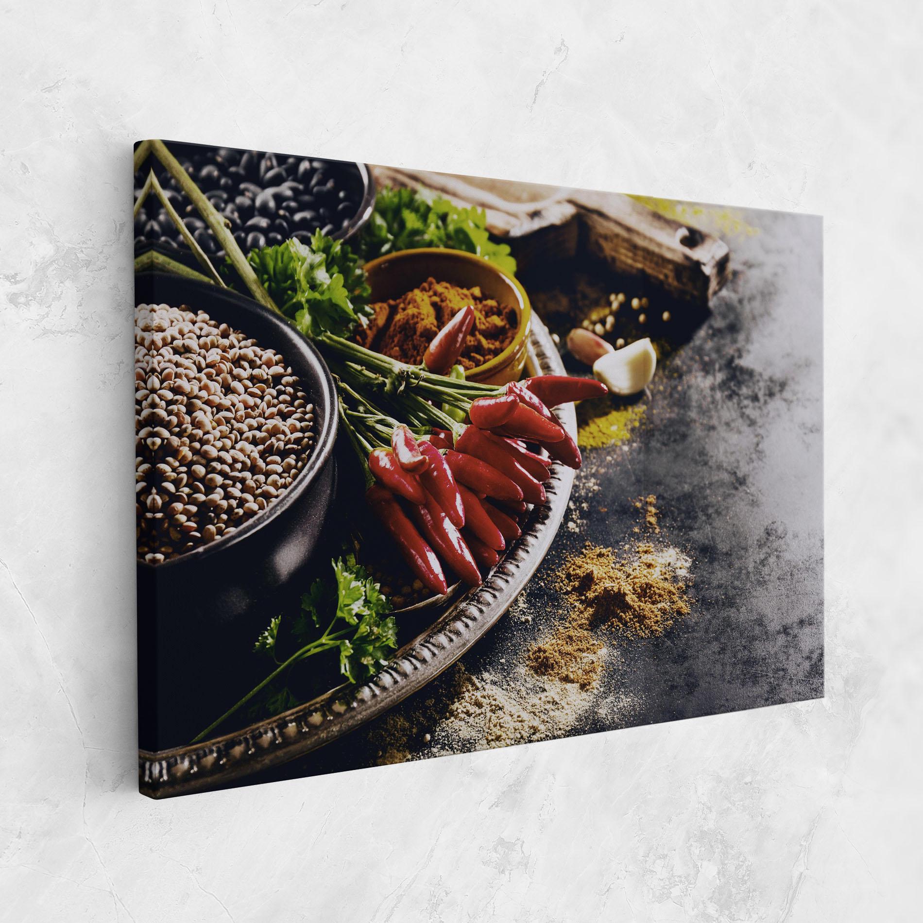 Leinwandbild Grocery Spices mockup 1