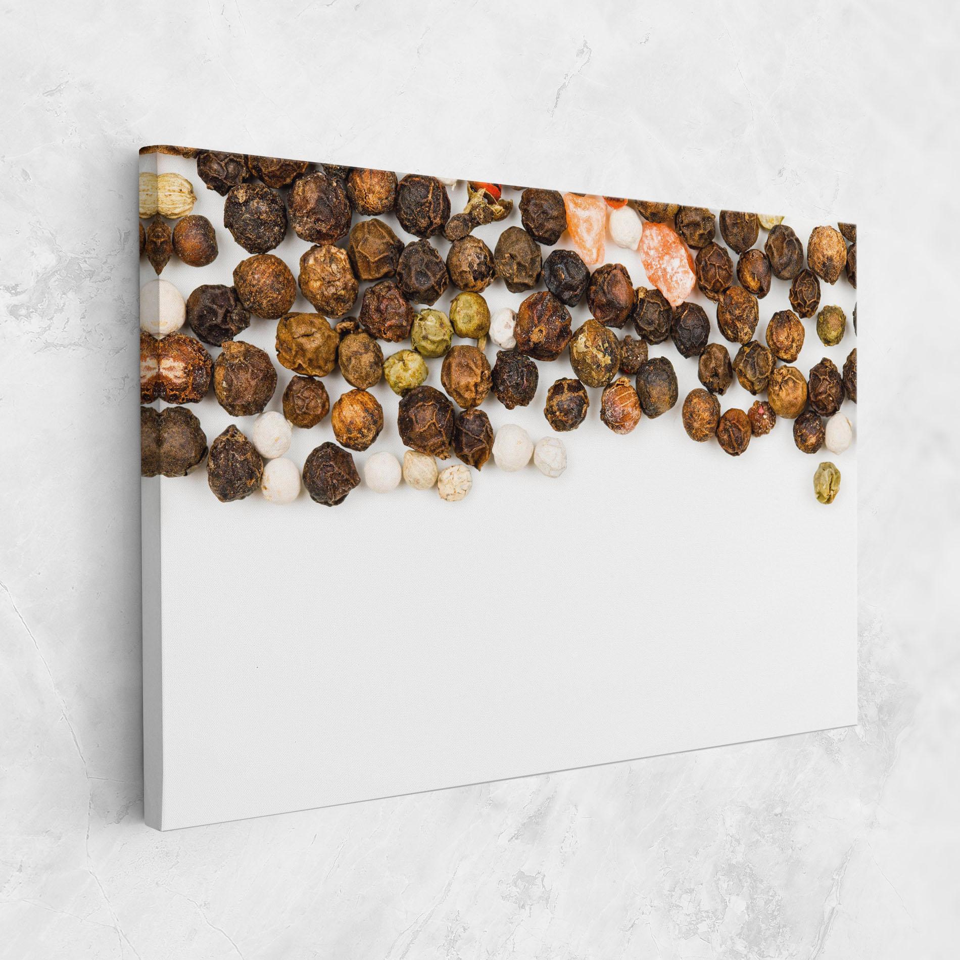 Leinwandbild Multicolored Pepper mockup 1