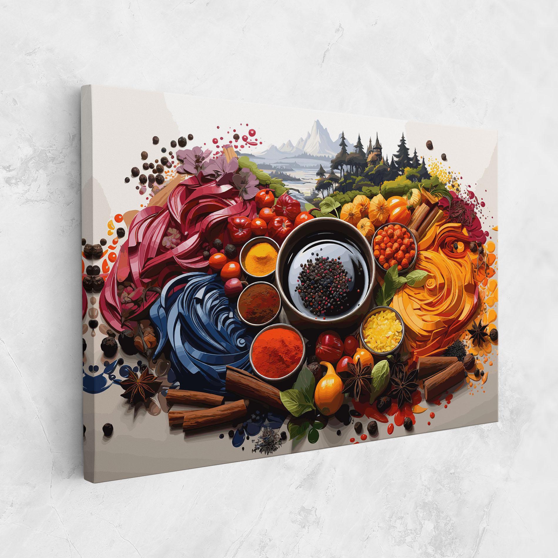 Leinwandbild Spices Village mockup 1