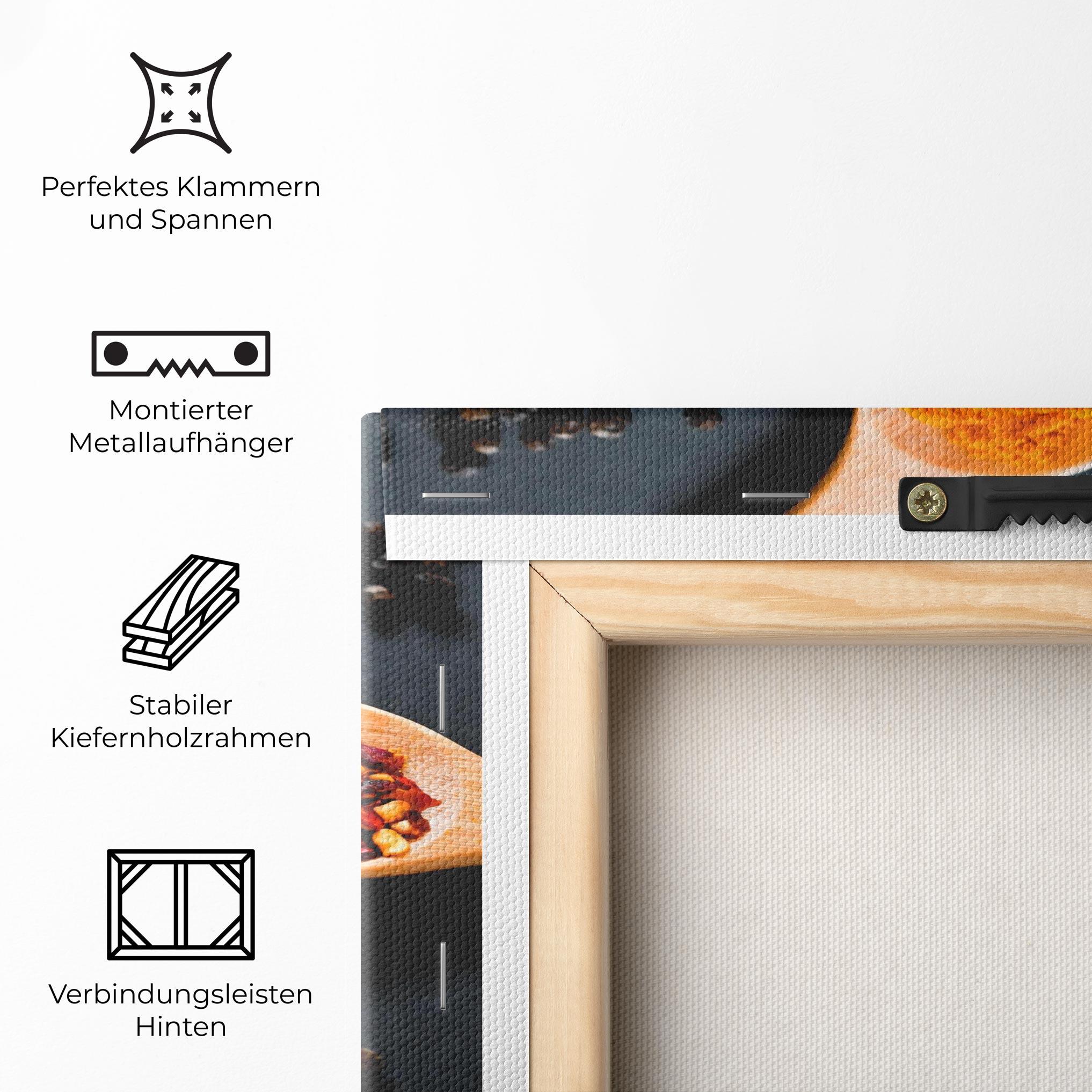 Leinwandbild 3 Seasonings Spoons mockup 5