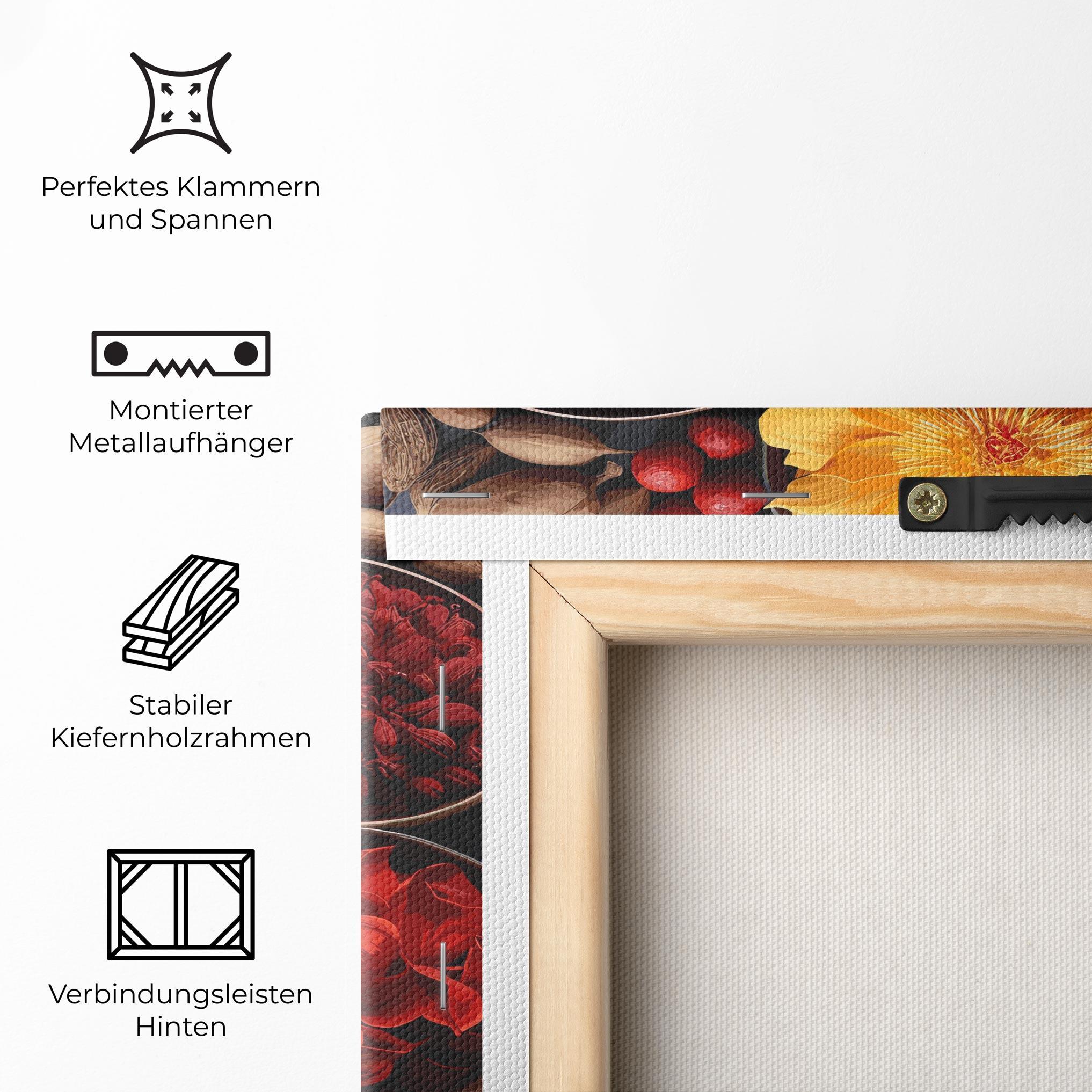 Leinwandbild Autumn Color Spices mockup 5