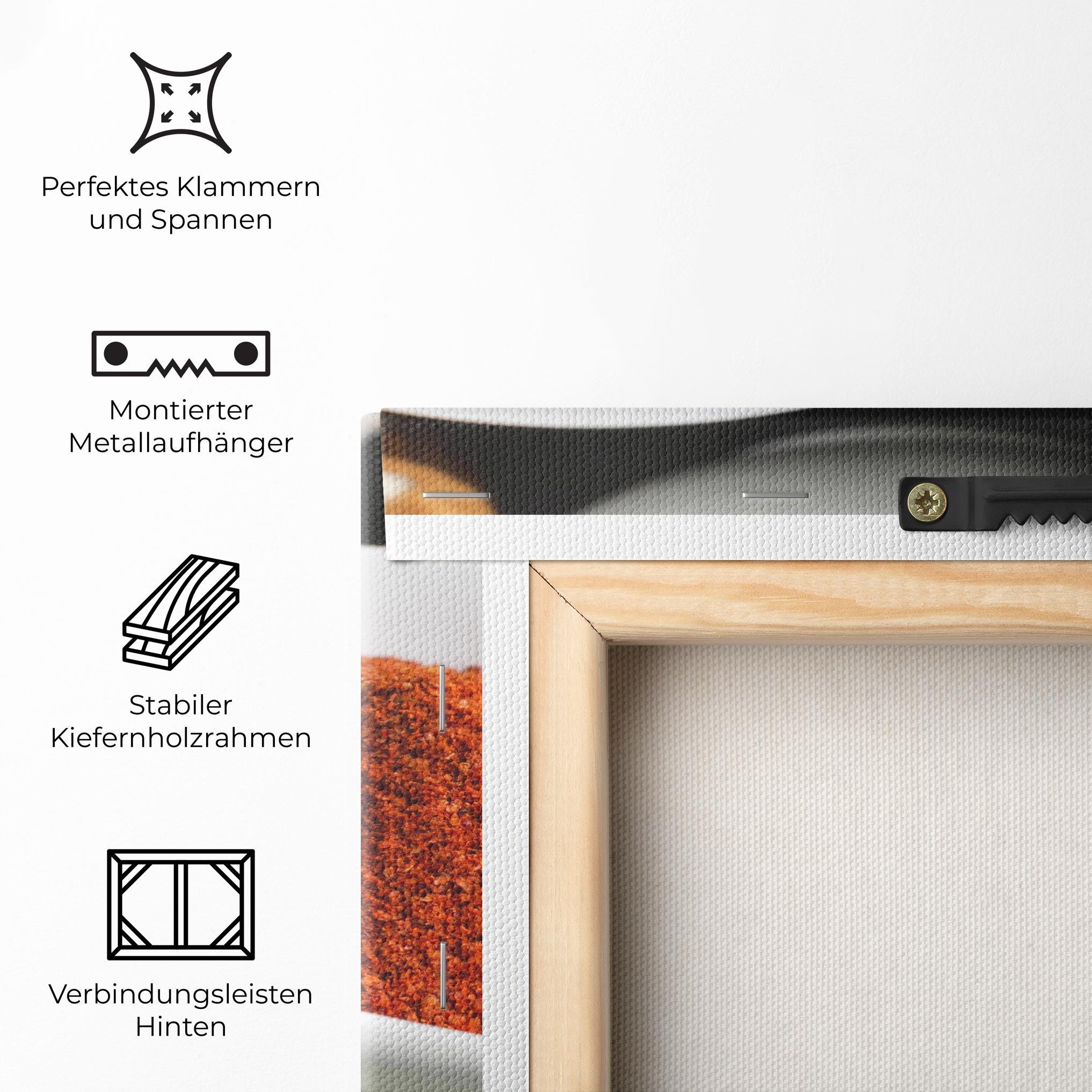 Leinwandbild Close Up Spices Powder mockup 5