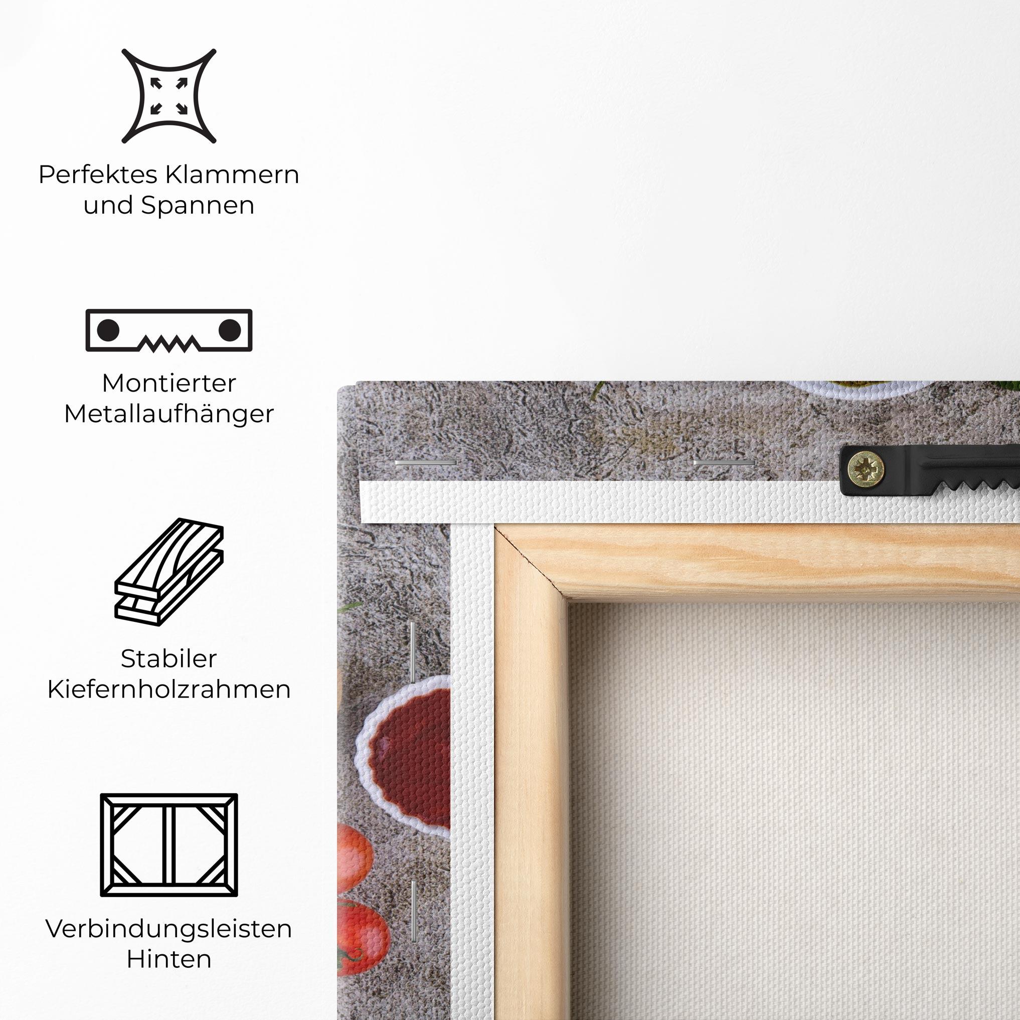 Leinwandbild Different Sauces mockup 5
