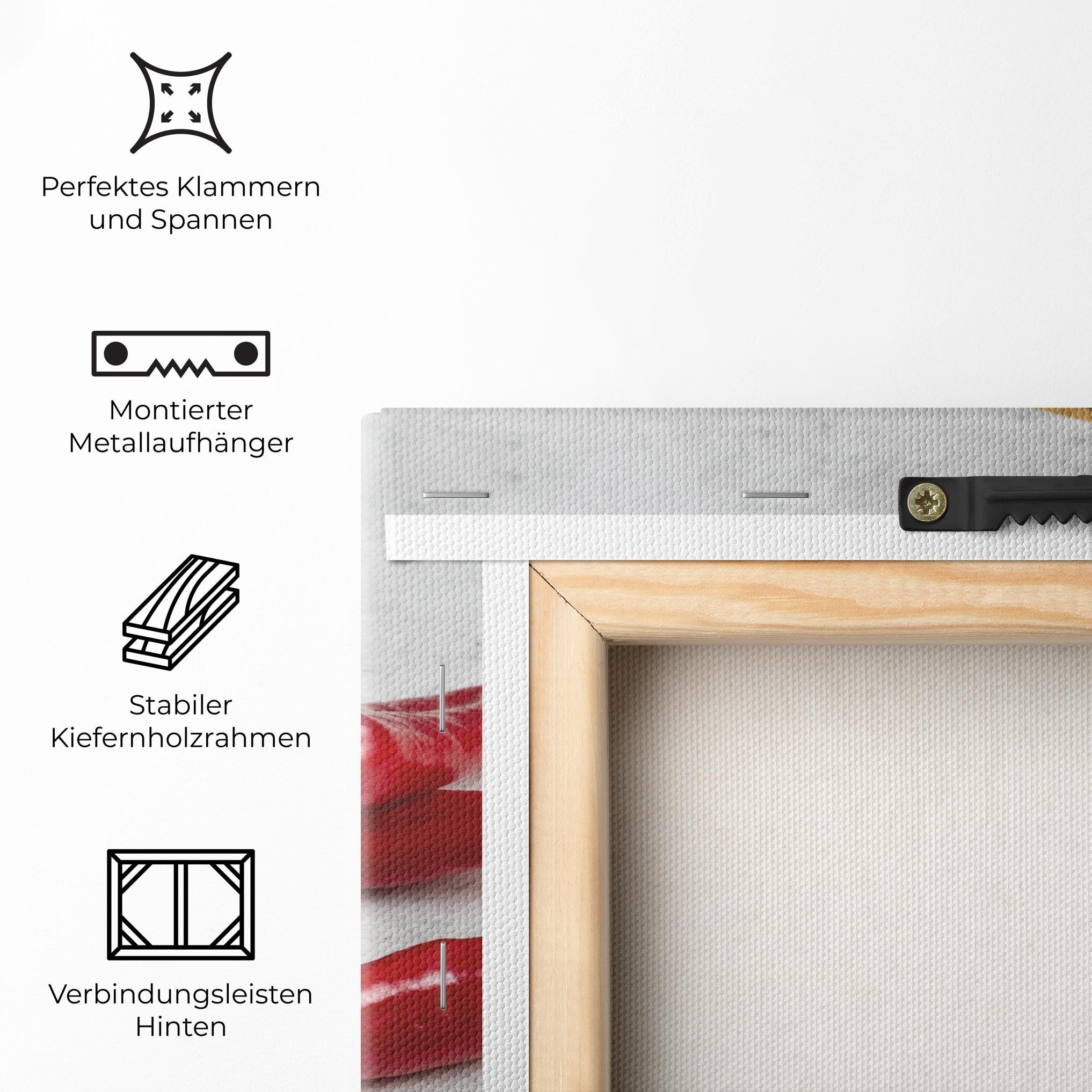 Leinwandbild Hot Chili Spices mockup 5