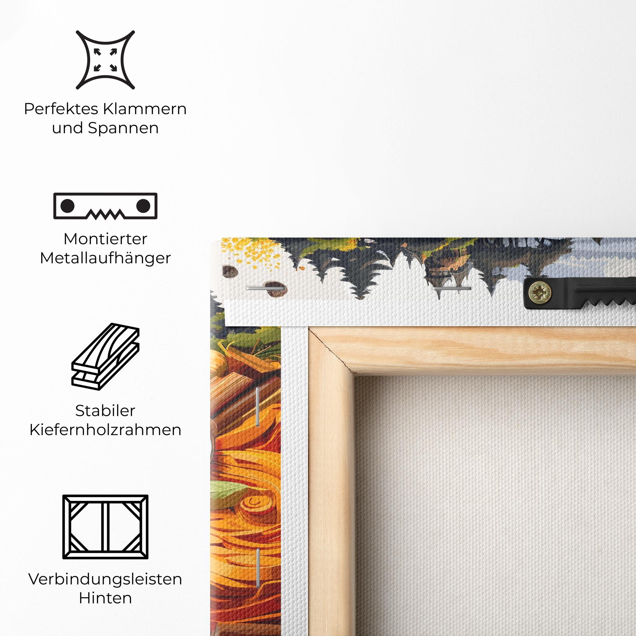 Leinwandbild Spices Village mockup 5