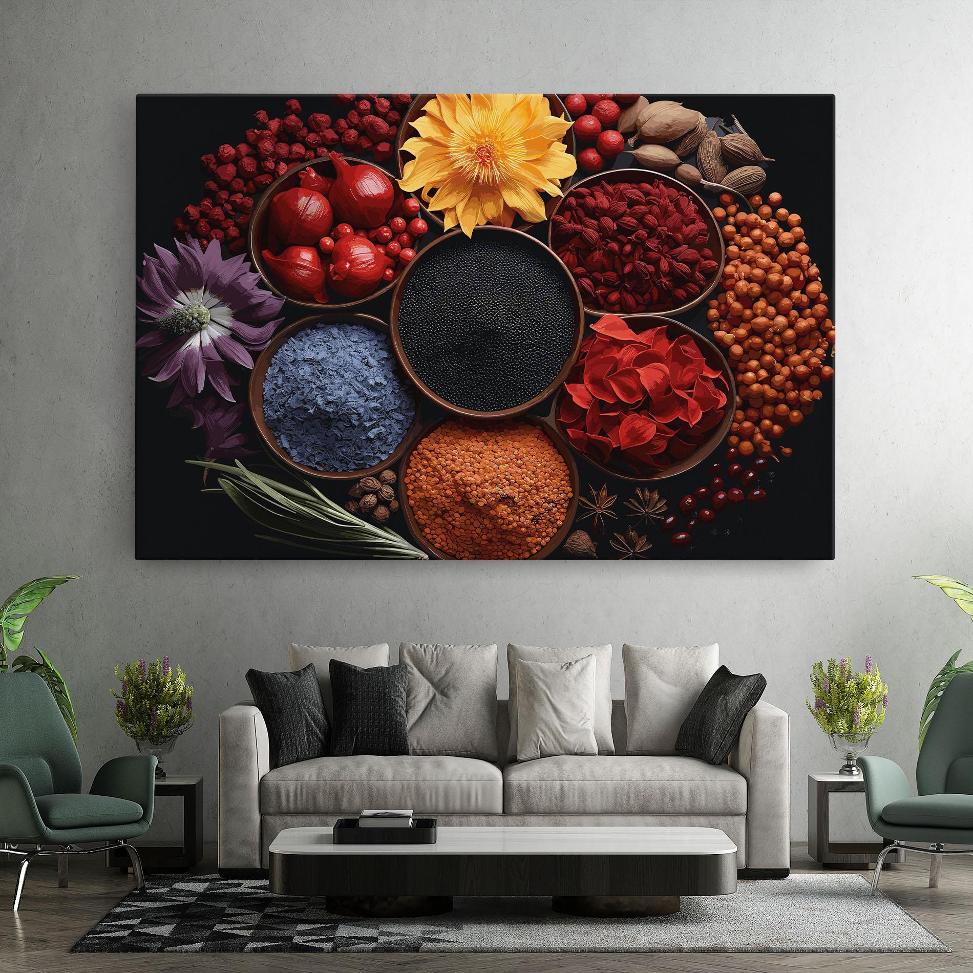 Leinwandbild Autumn Color Spices mockup 7