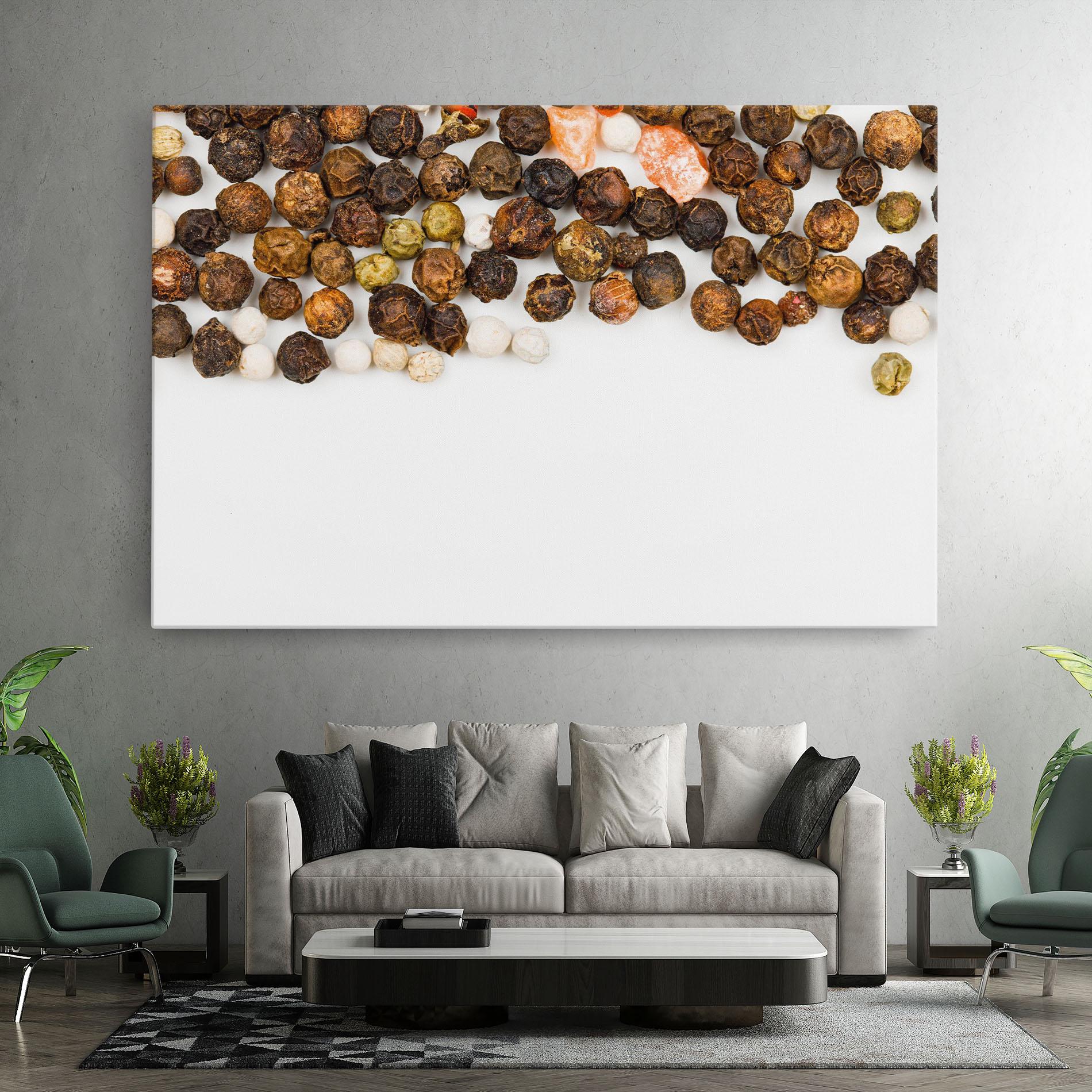 Leinwandbild Multicolored Pepper mockup 7