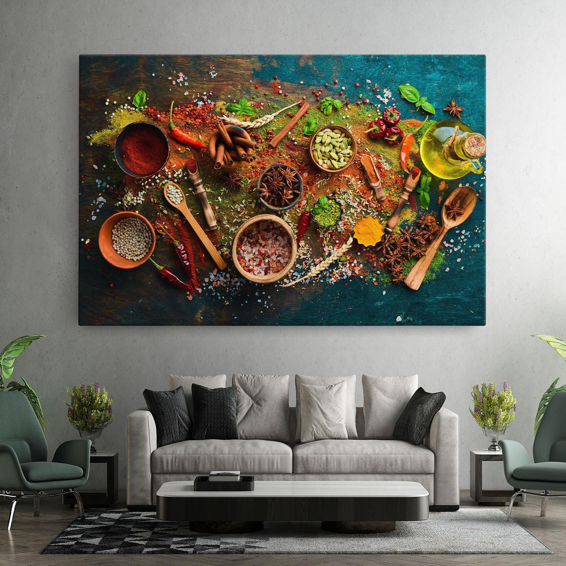 Leinwandbild Seasonings Mix mockup 7