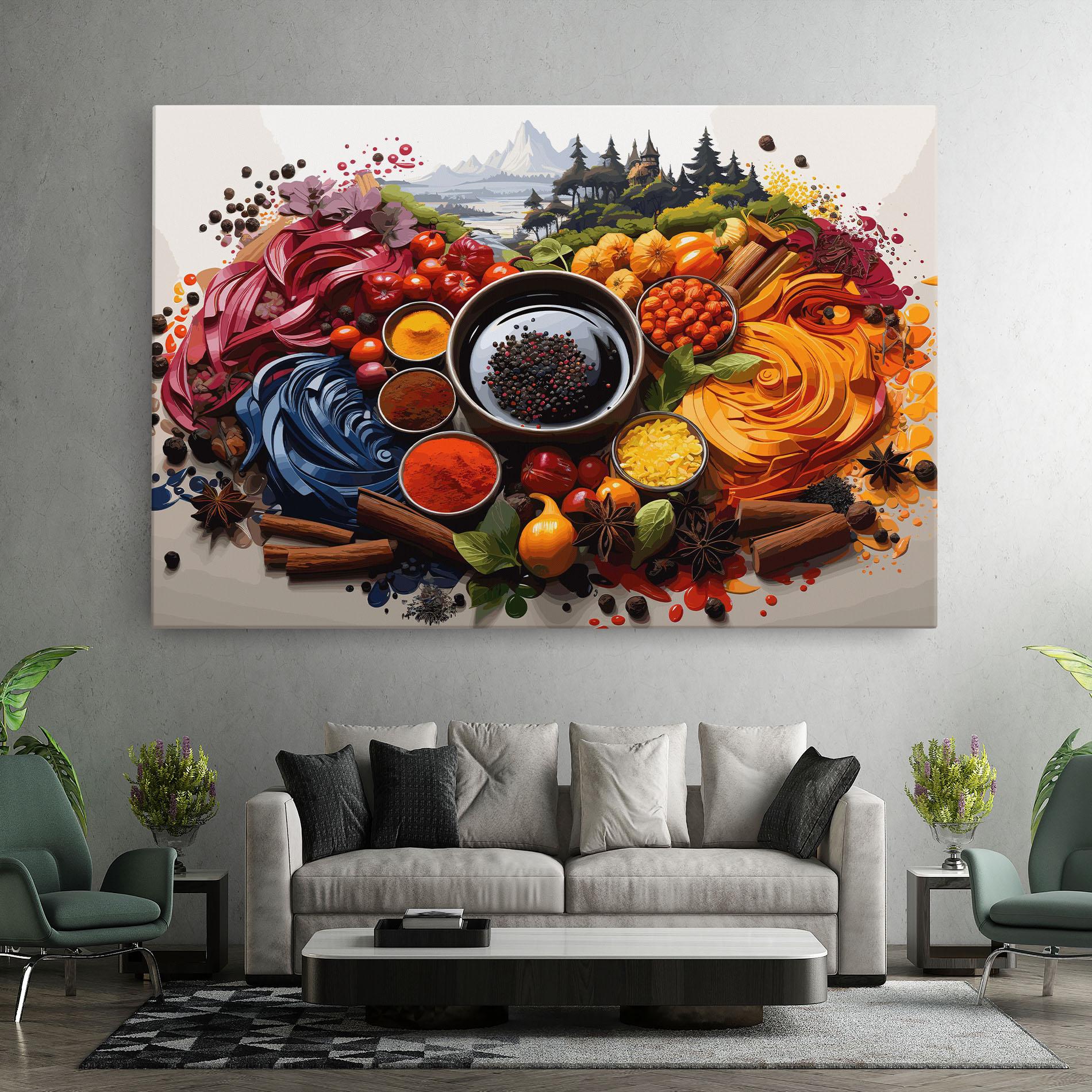 Leinwandbild Spices Village mockup 7