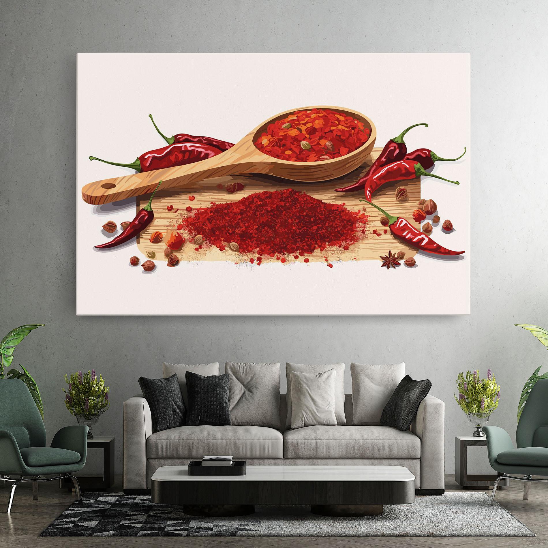 Leinwandbild Spoon Of Papper mockup 7