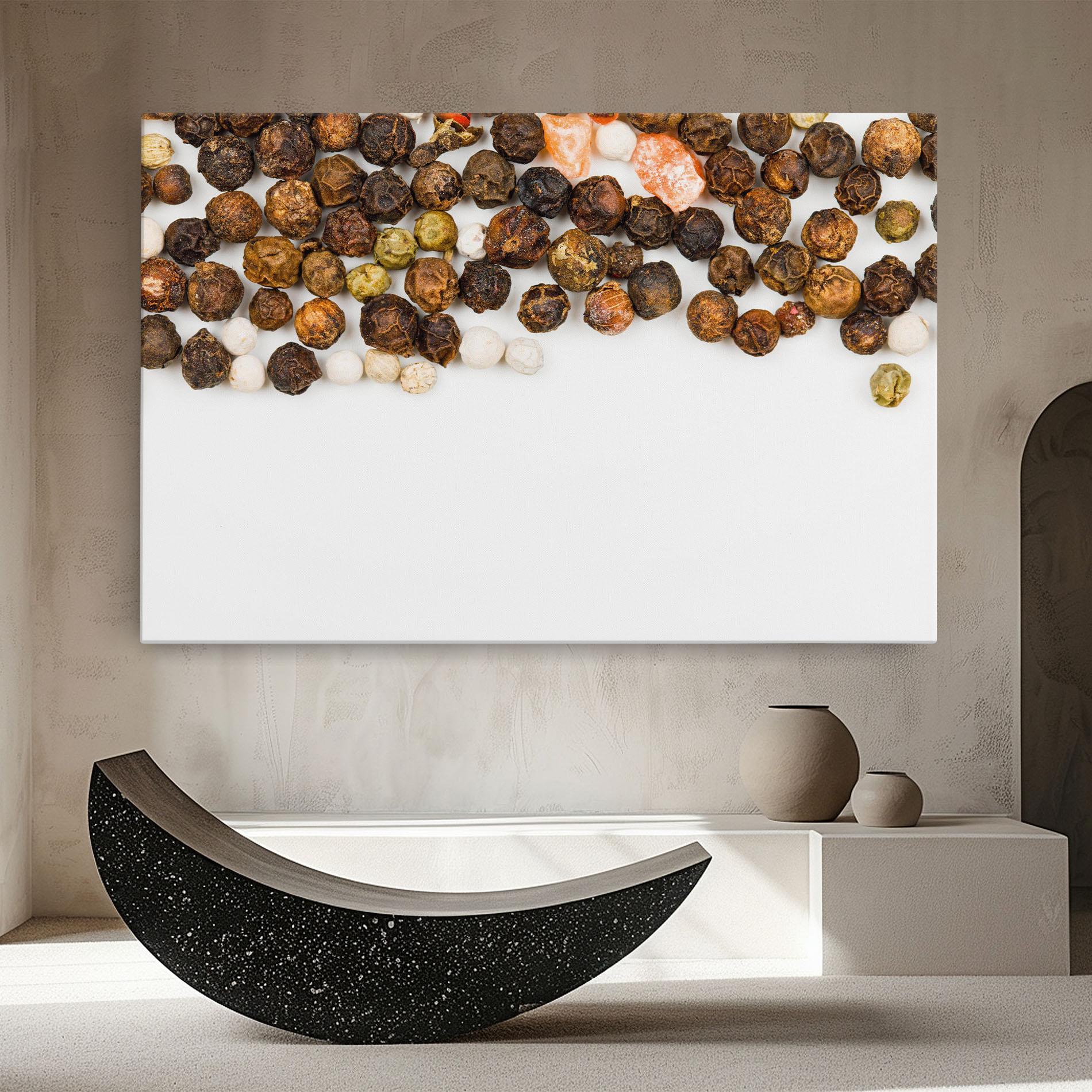 Leinwandbild Multicolored Pepper mockup 8