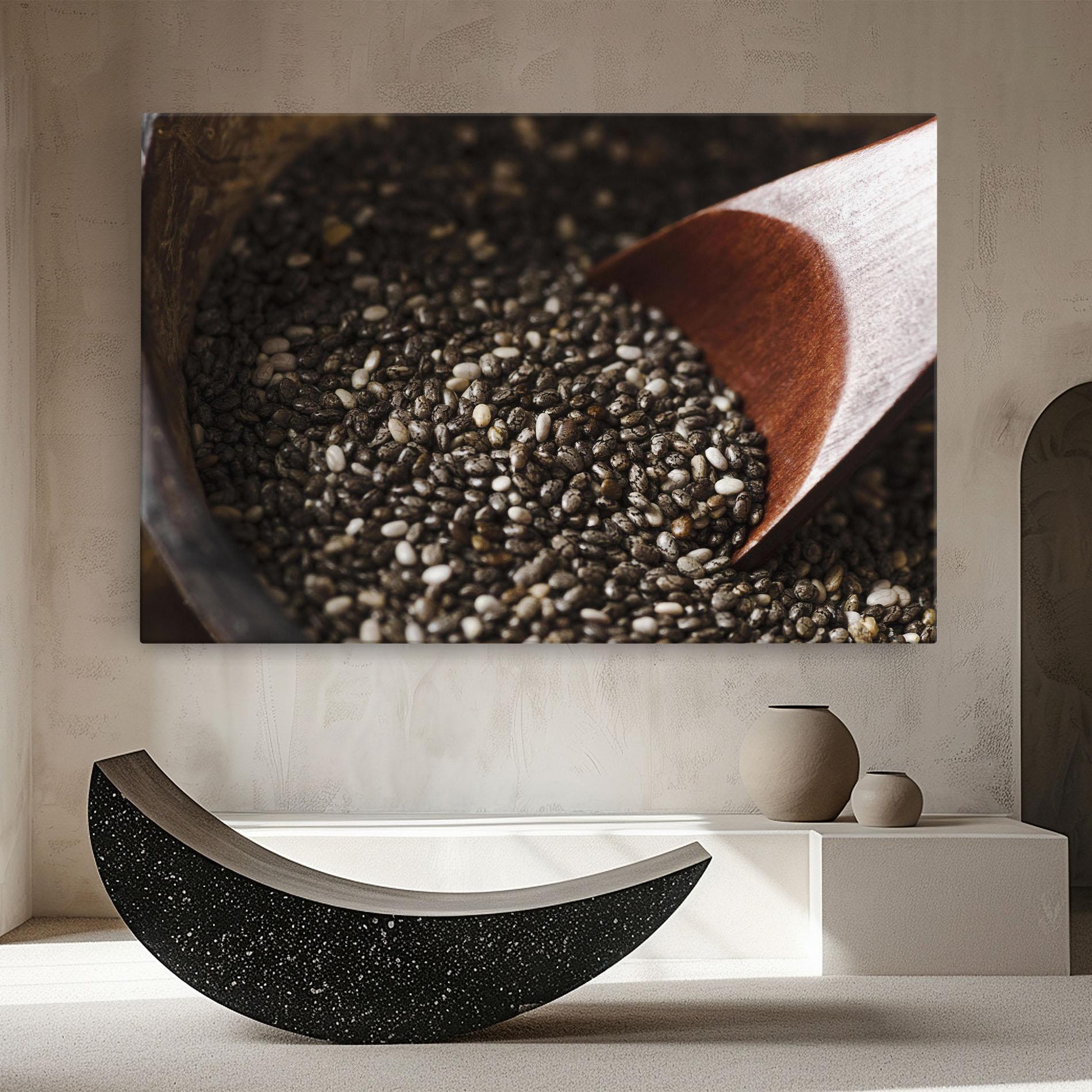 Leinwandbild Organic Seeds mockup 8