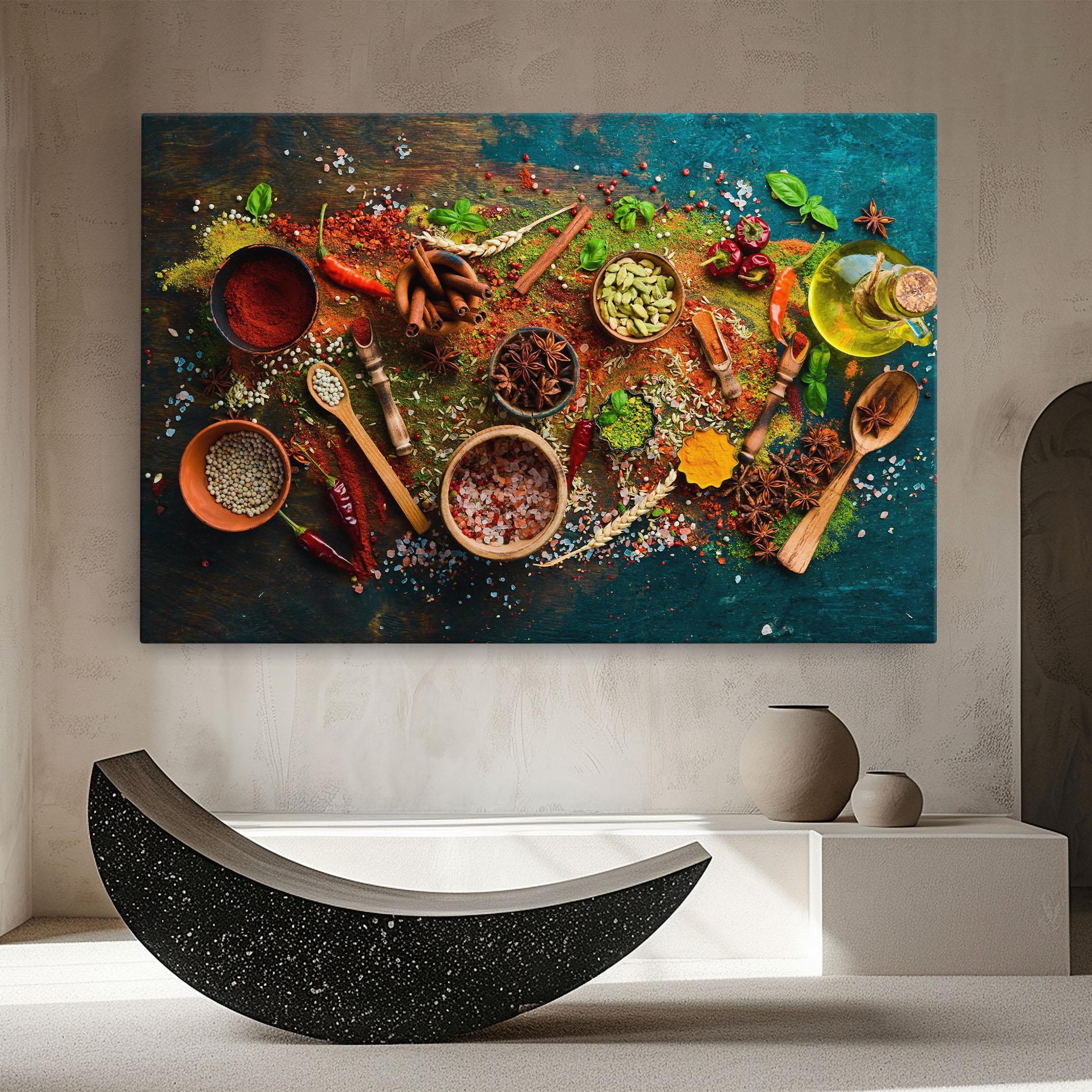 Leinwandbild Seasonings Mix mockup 8