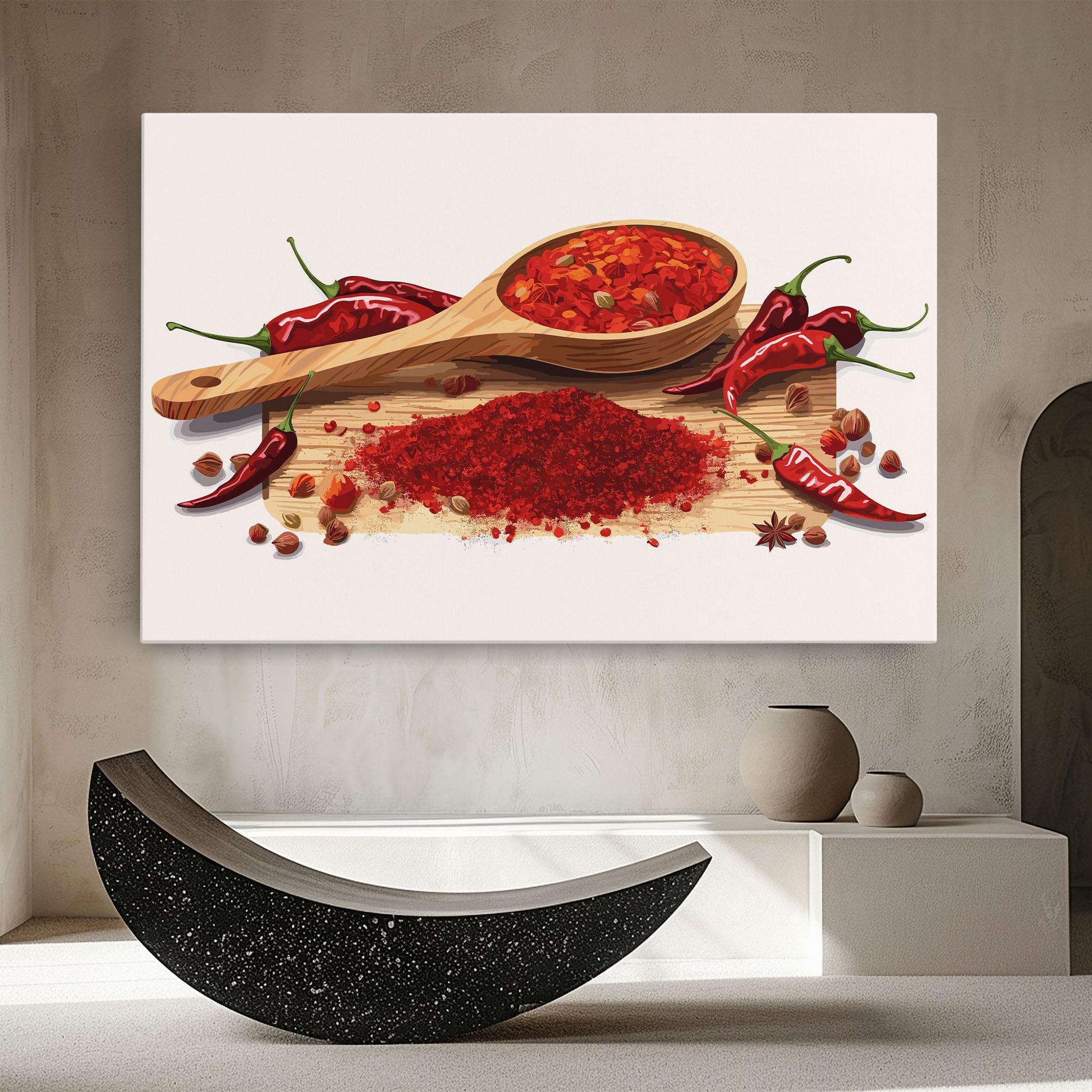 Leinwandbild Spoon Of Papper mockup 8