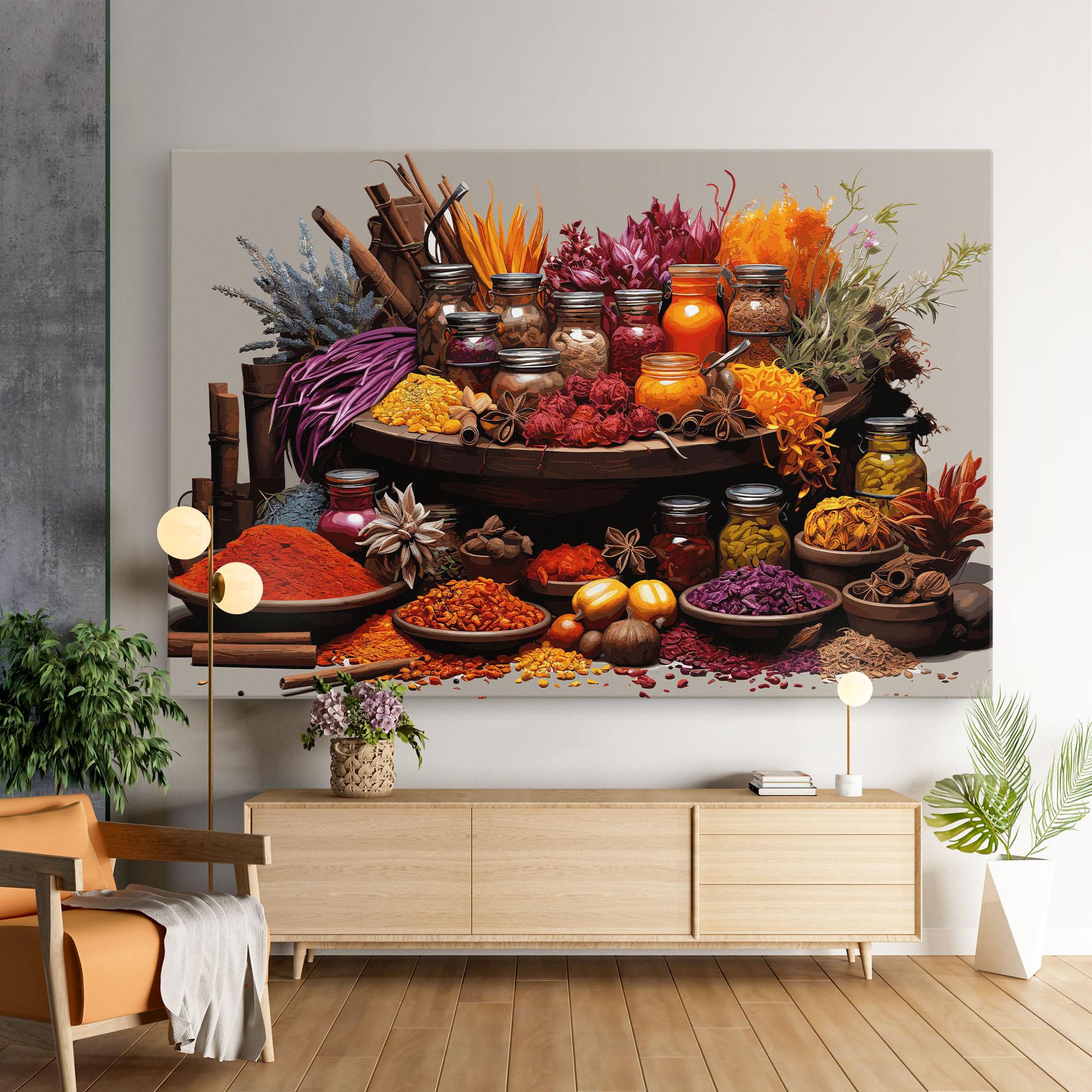 Leinwandbild Autumn Seasoning mockup 9