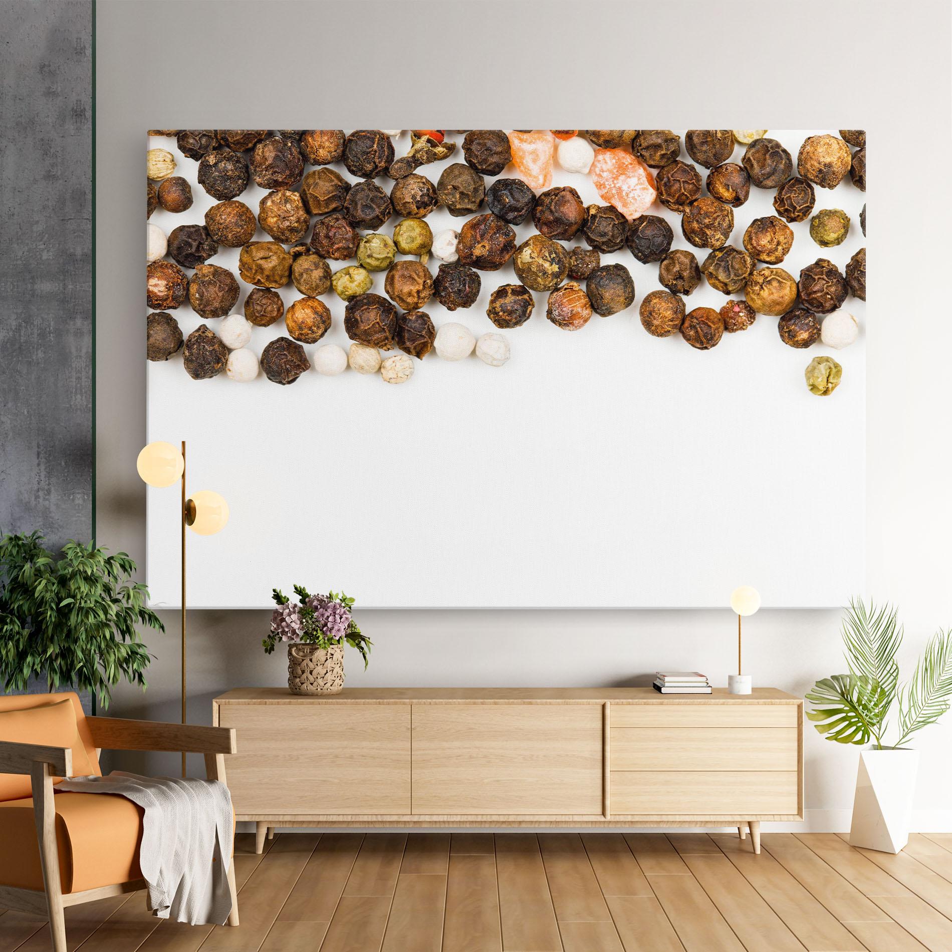 Leinwandbild Multicolored Pepper mockup 9