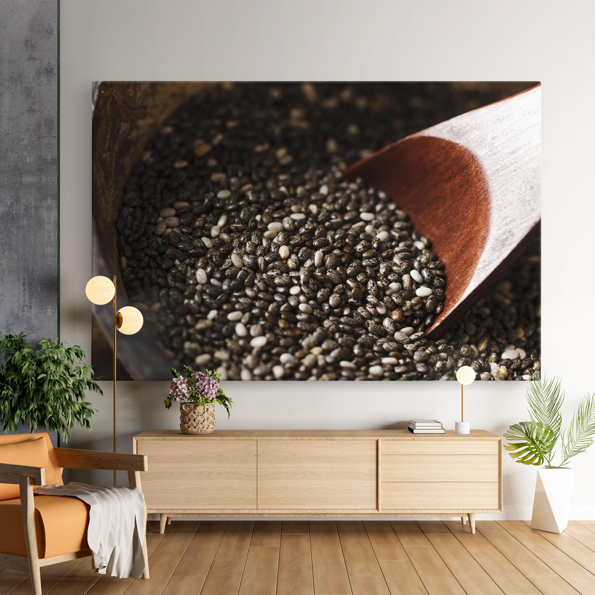 Leinwandbild Organic Seeds mockup 9