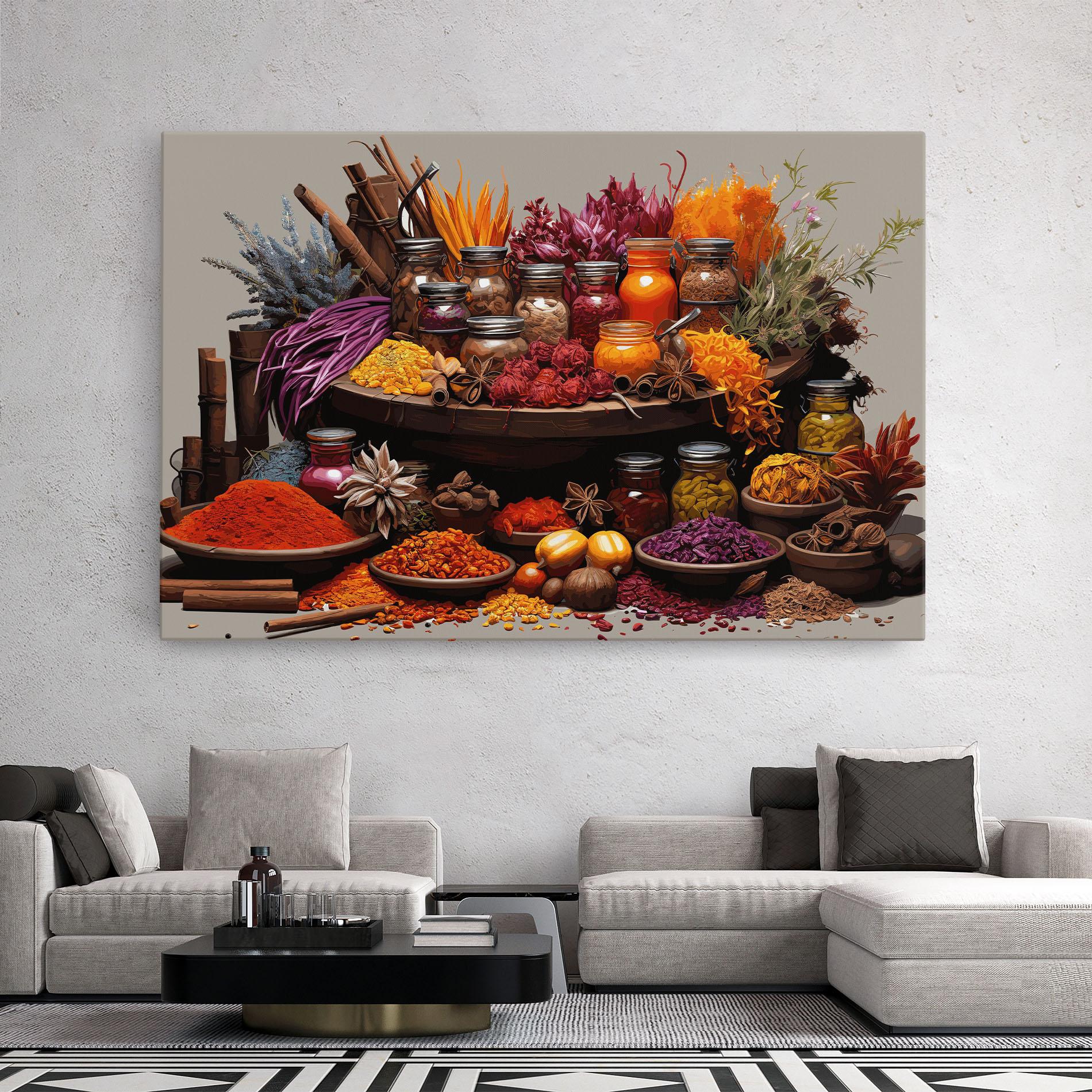 Leinwandbild Autumn Seasoning mockup 2