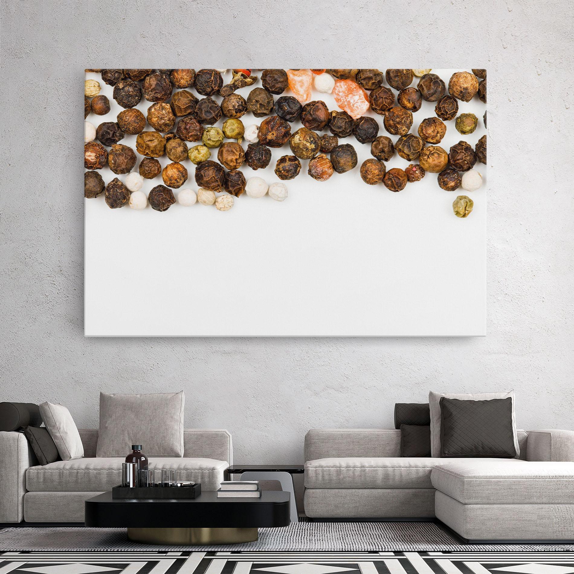 Leinwandbild Multicolored Pepper mockup 2