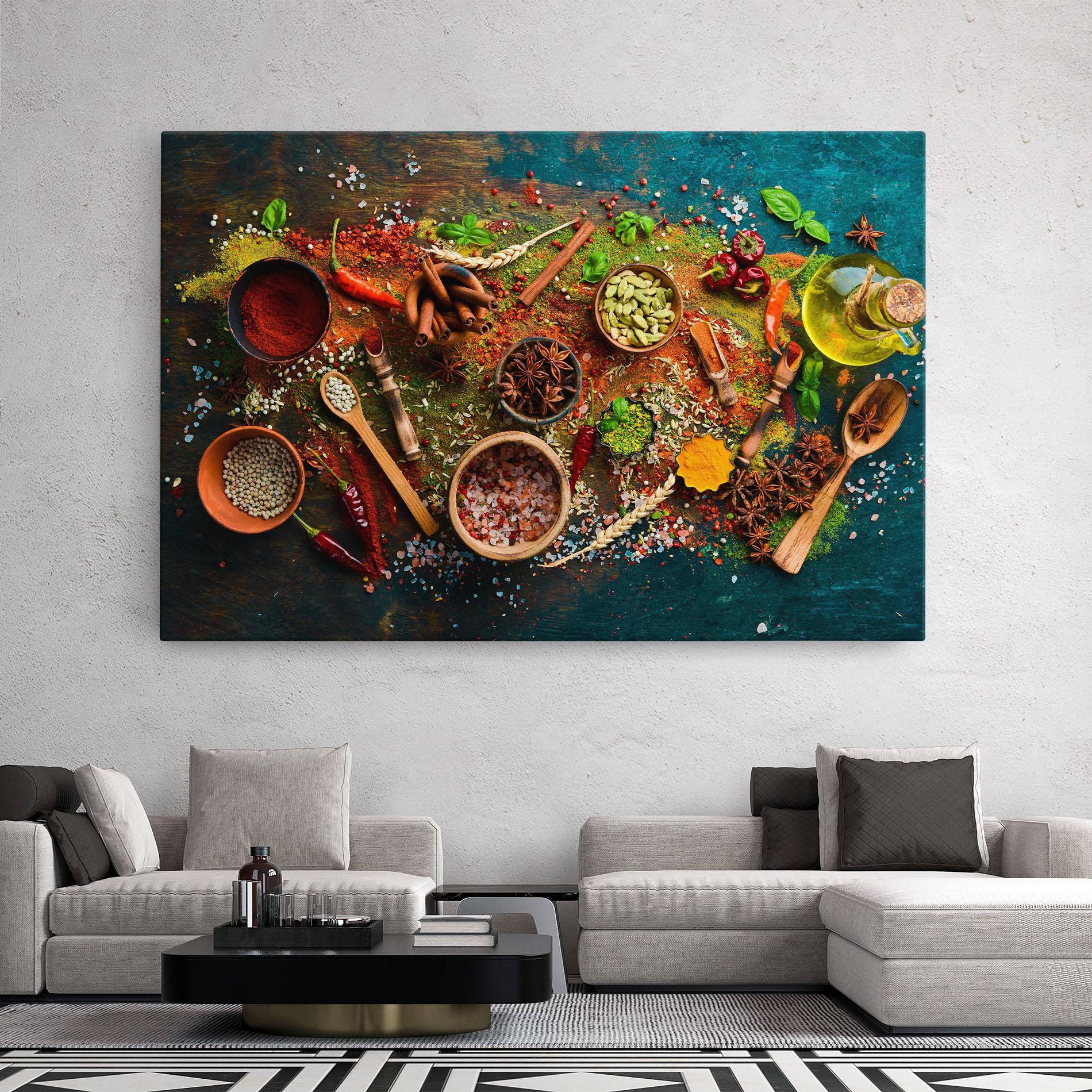 Leinwandbild Seasonings Mix mockup 2