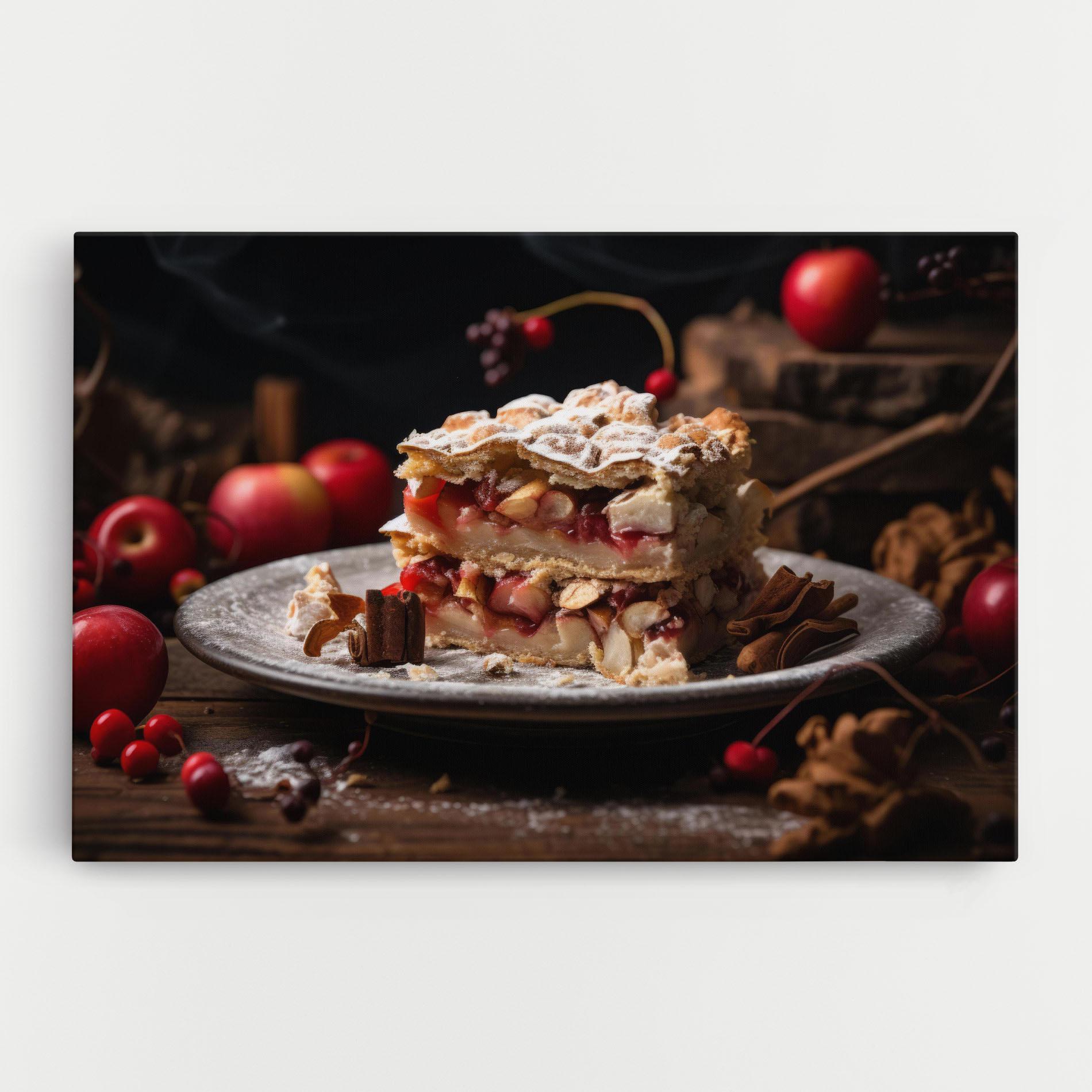 Leinwandbild Apple Cinnamon mockup 0