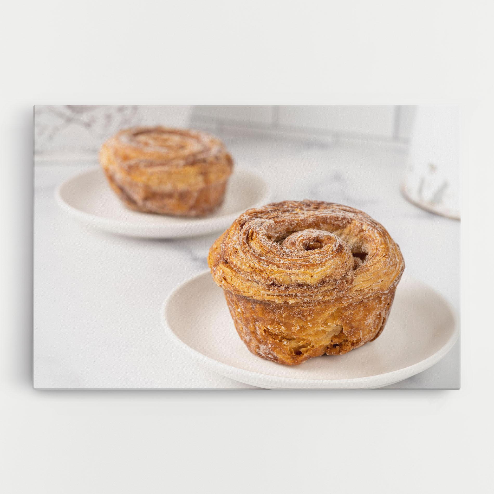 Leinwandbild Cinnamon Roll mockup 0
