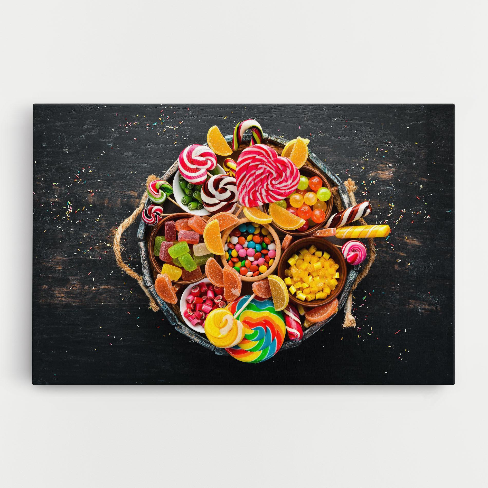 Leinwandbild Colorful Sweets mockup 0
