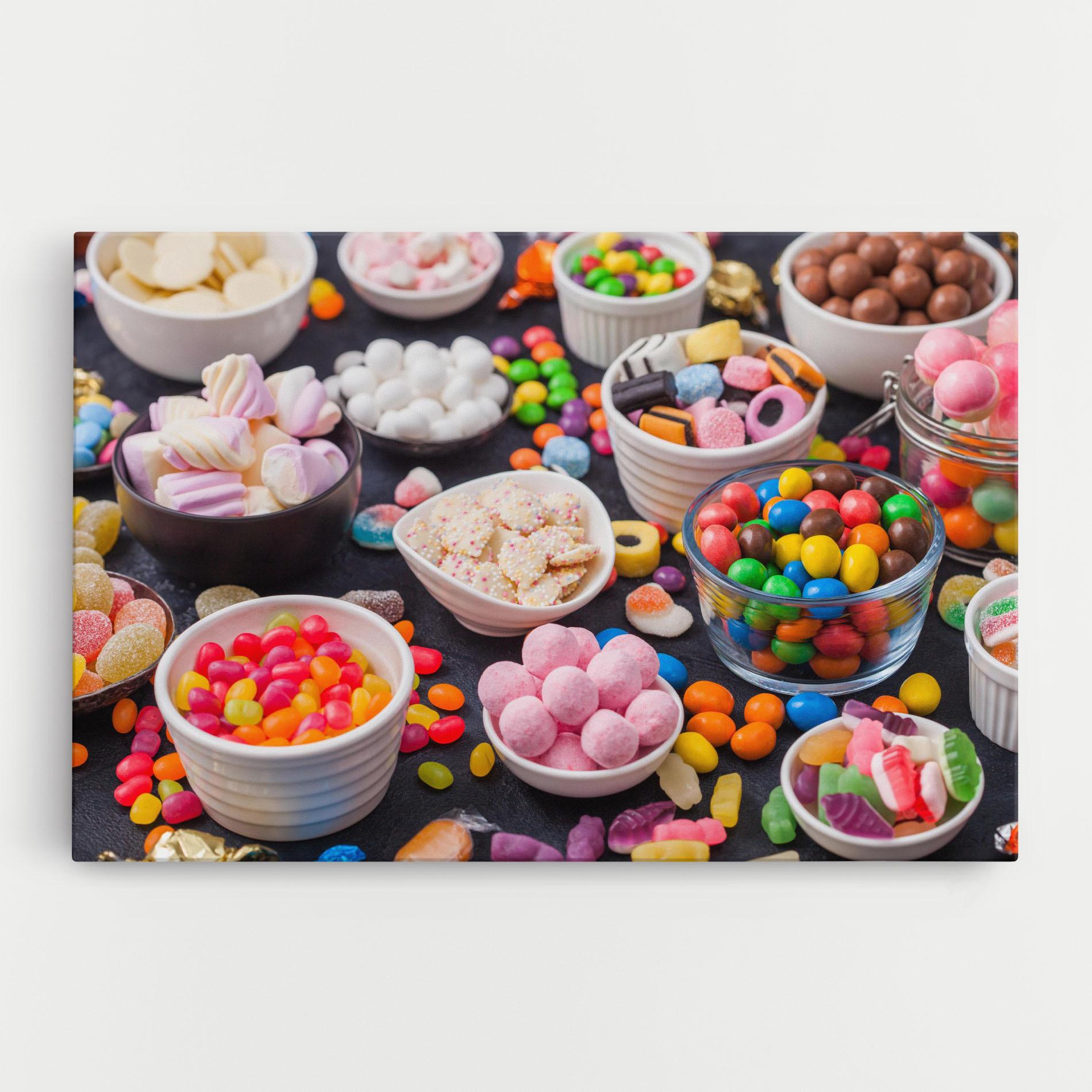 Leinwandbild Lollipop Candies mockup 0
