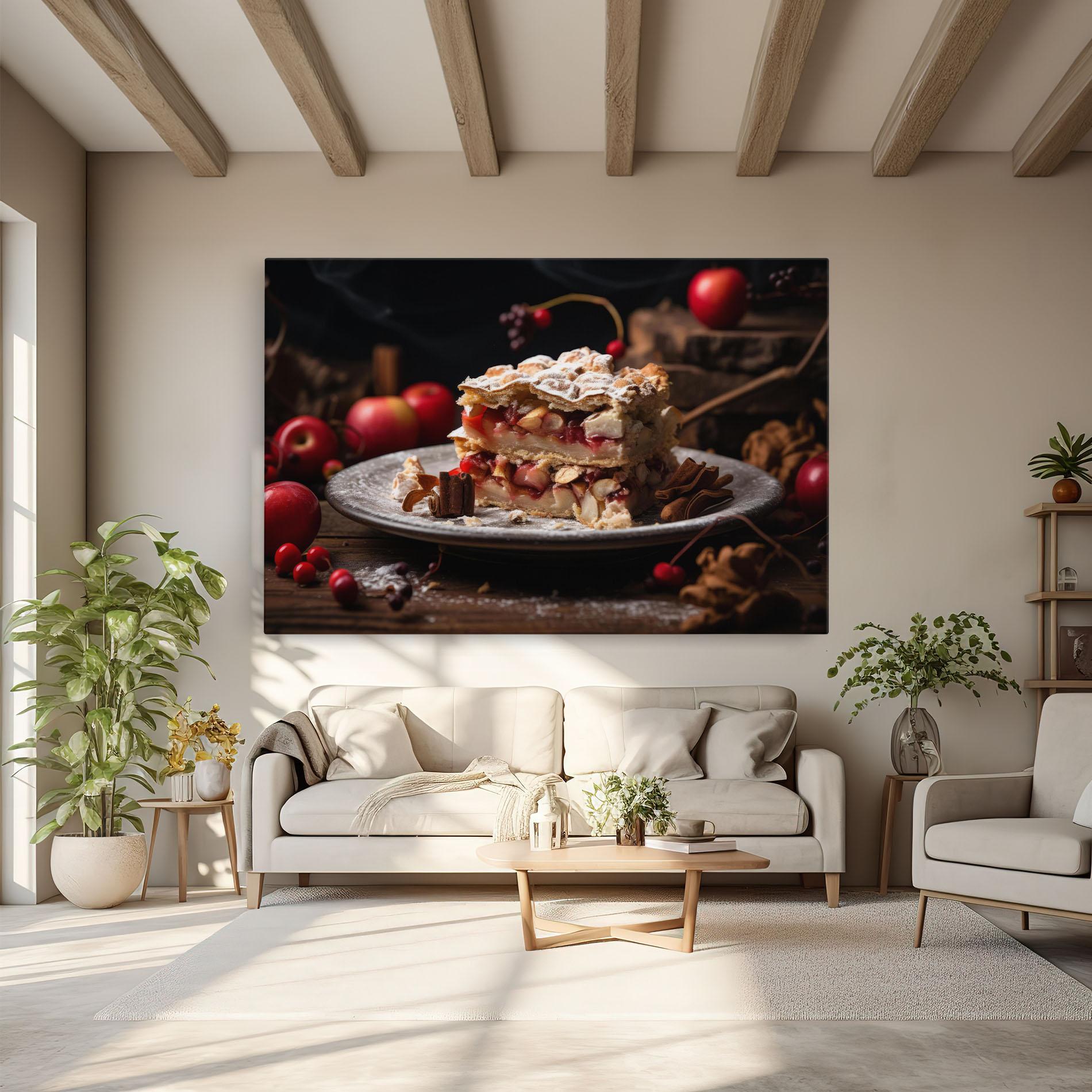 Leinwandbild Apple Cinnamon mockup 6