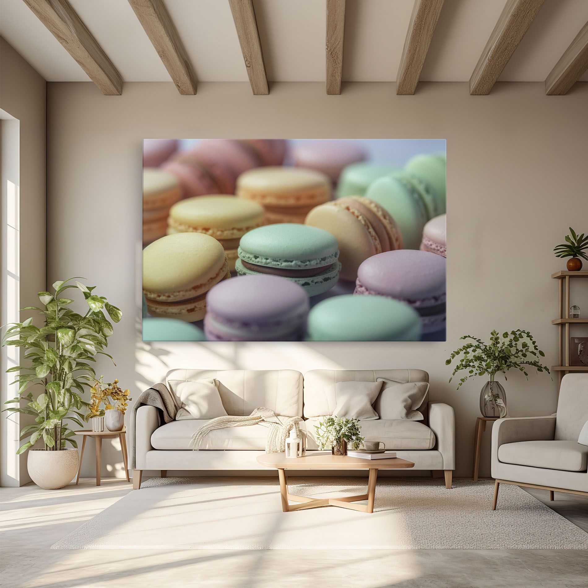 Pastel Macarons mockup 6
