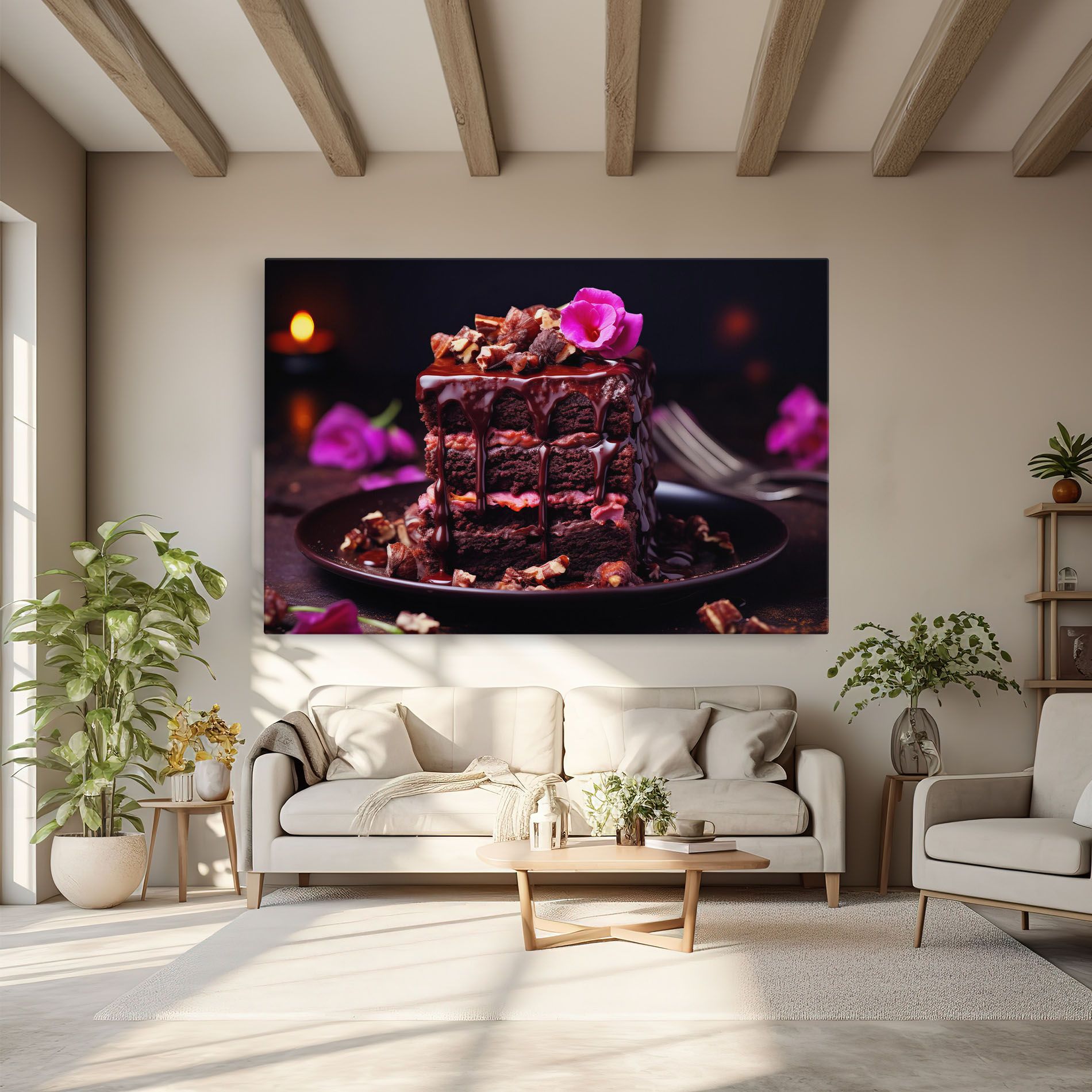 Pink Flower Cake mockup 6